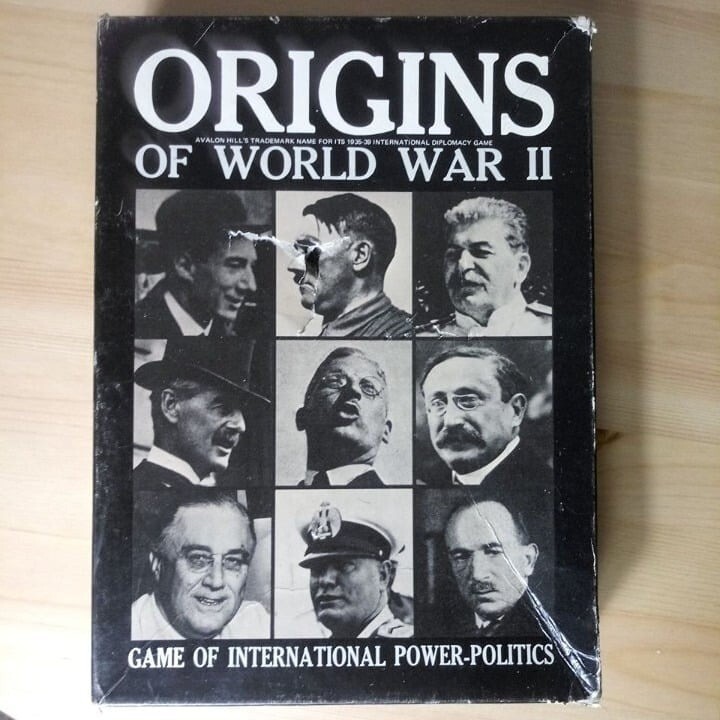 Origins of World War II Board Game Vintage Game of International Power Politics