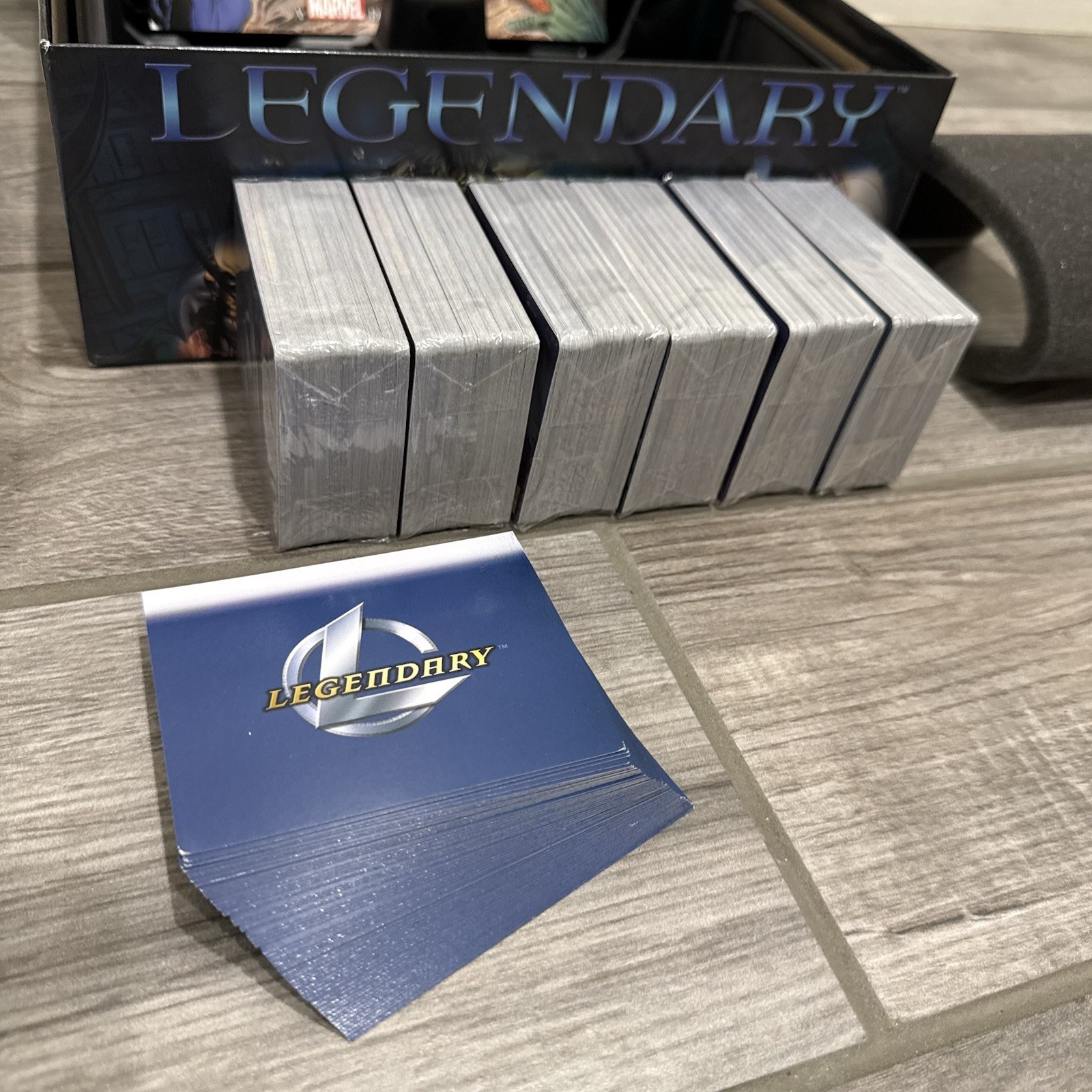 Legendary Marvel Deck Building Board Game – New, Open-box