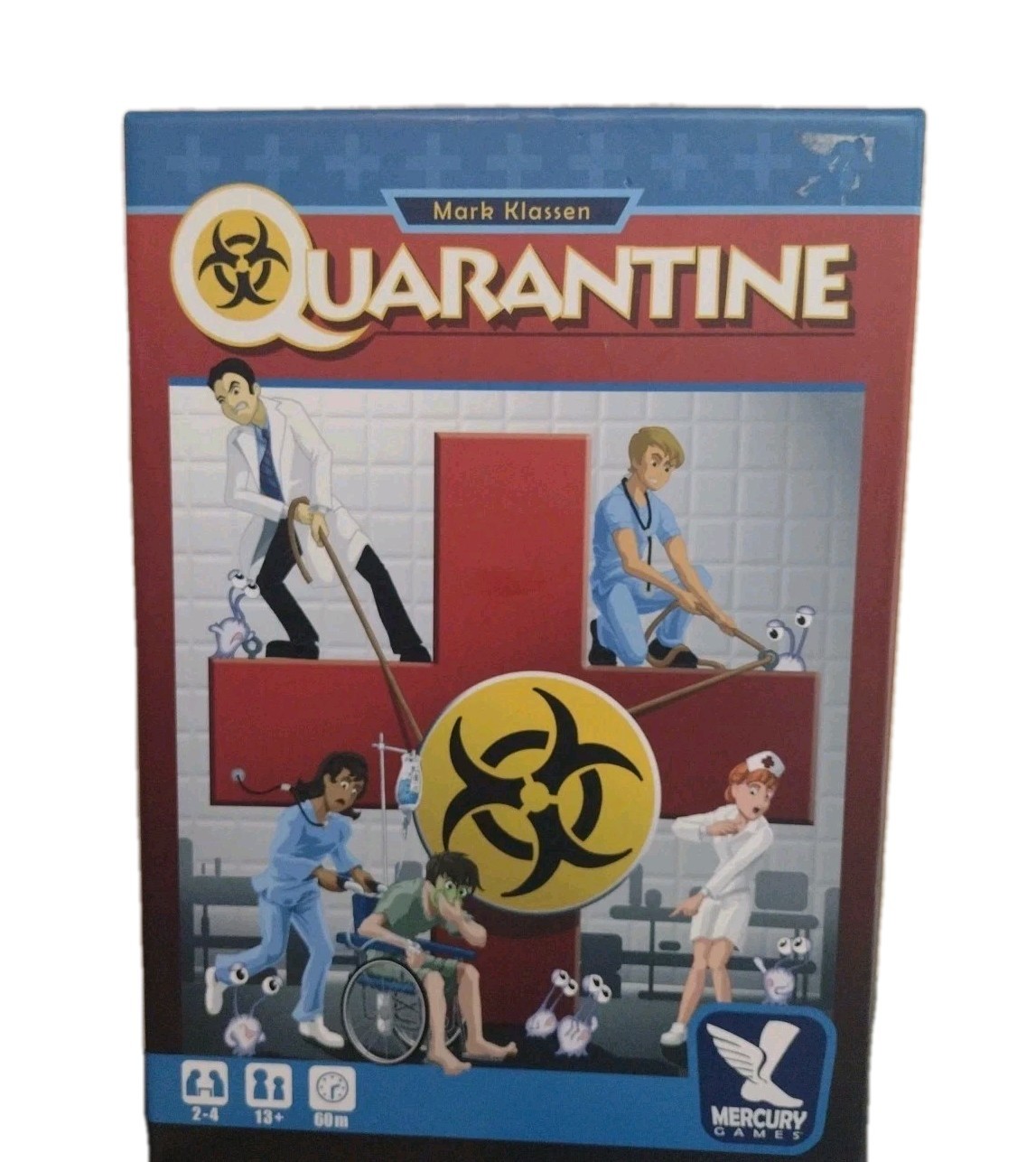 Mercury Games Quarantine Hospital Themed Strategy Board Game Complete
