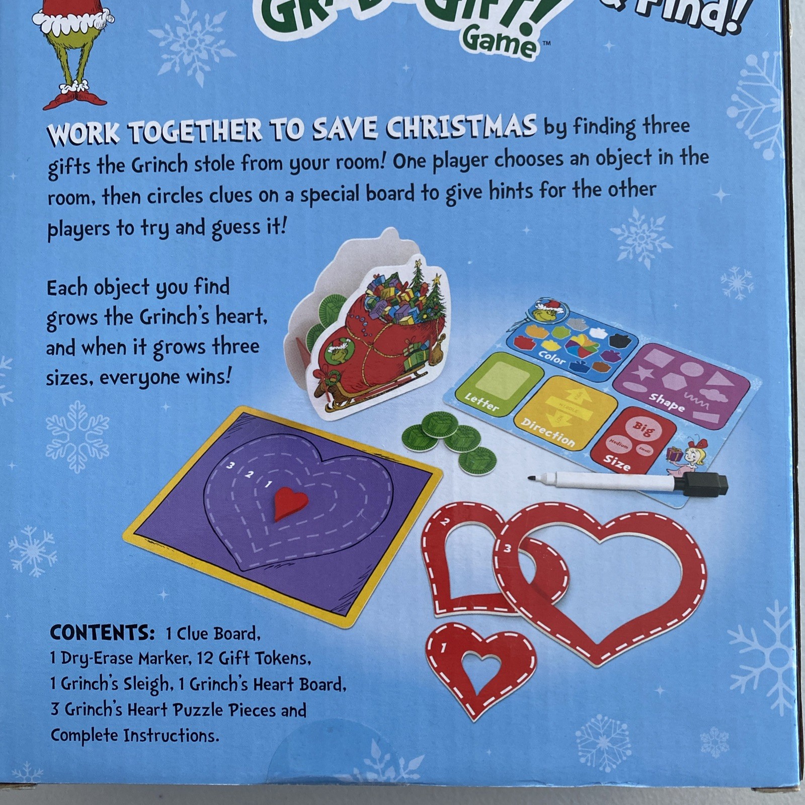 Dr. Seuss The Grinch’s Grab-a-Gift! Game