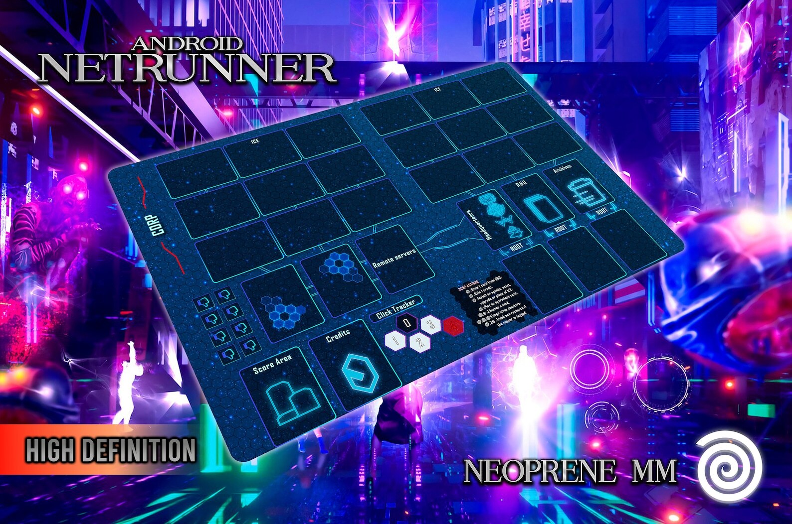 Android Netrunner Gamemat