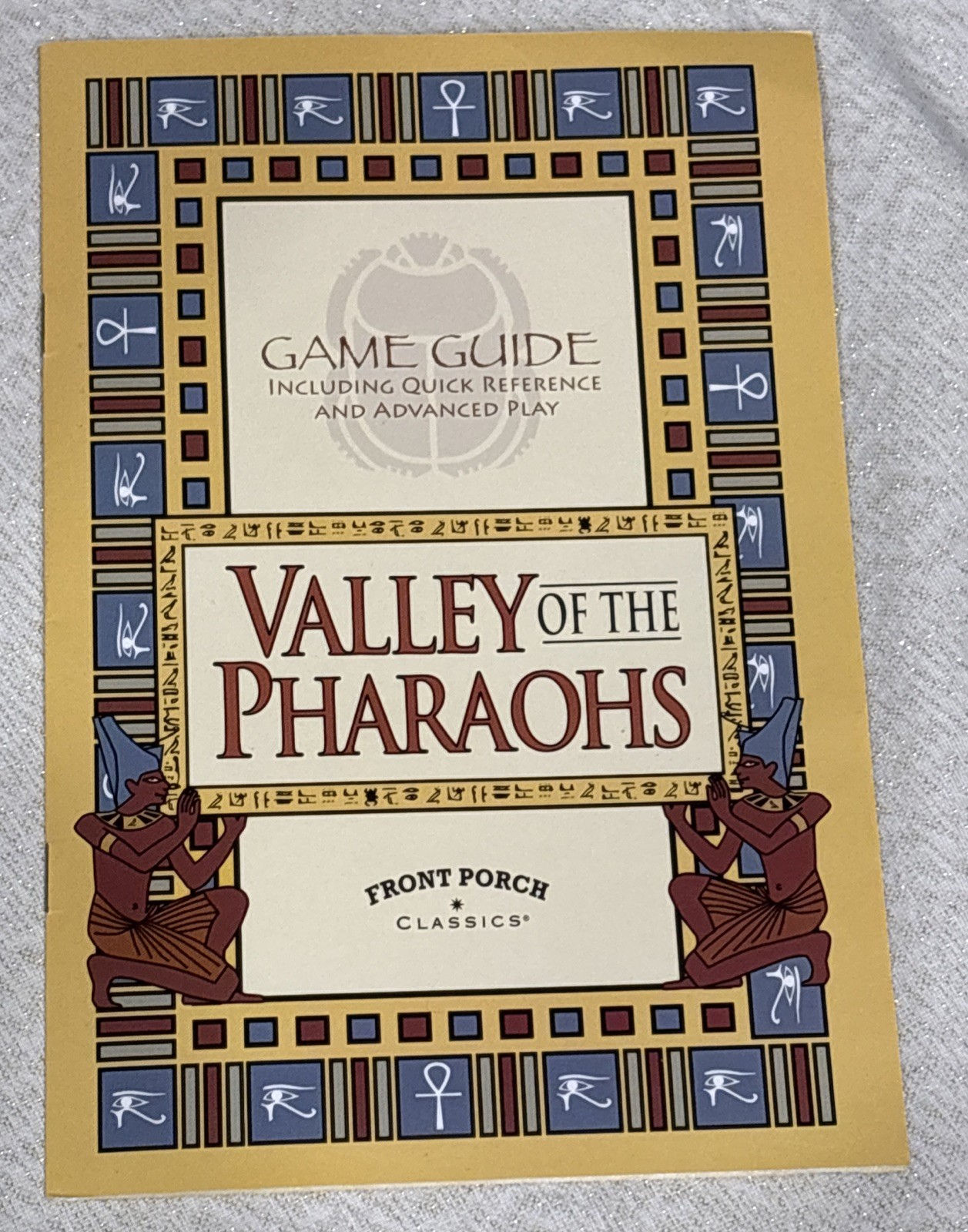 VALLEY OF THE PHARAOHS Bookshelf Board Game 2006 Front Porch Classics – COMPLETE