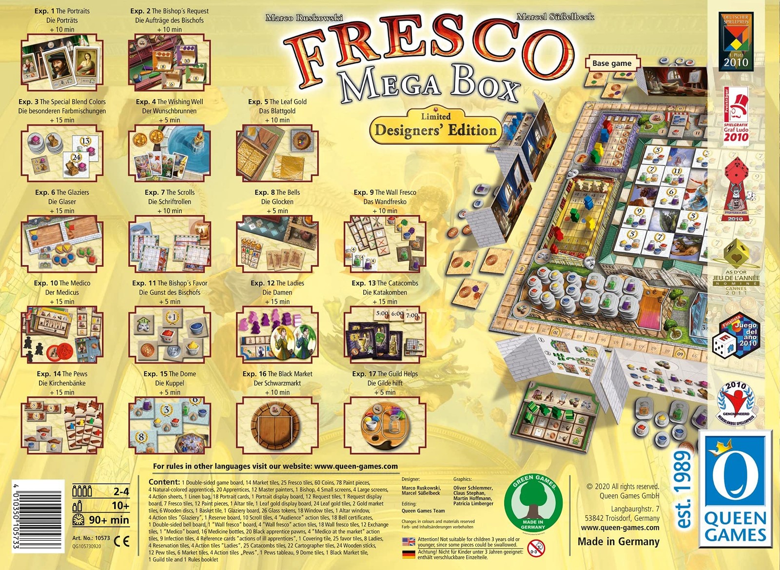 Fresco: Mega Box – Queen Games