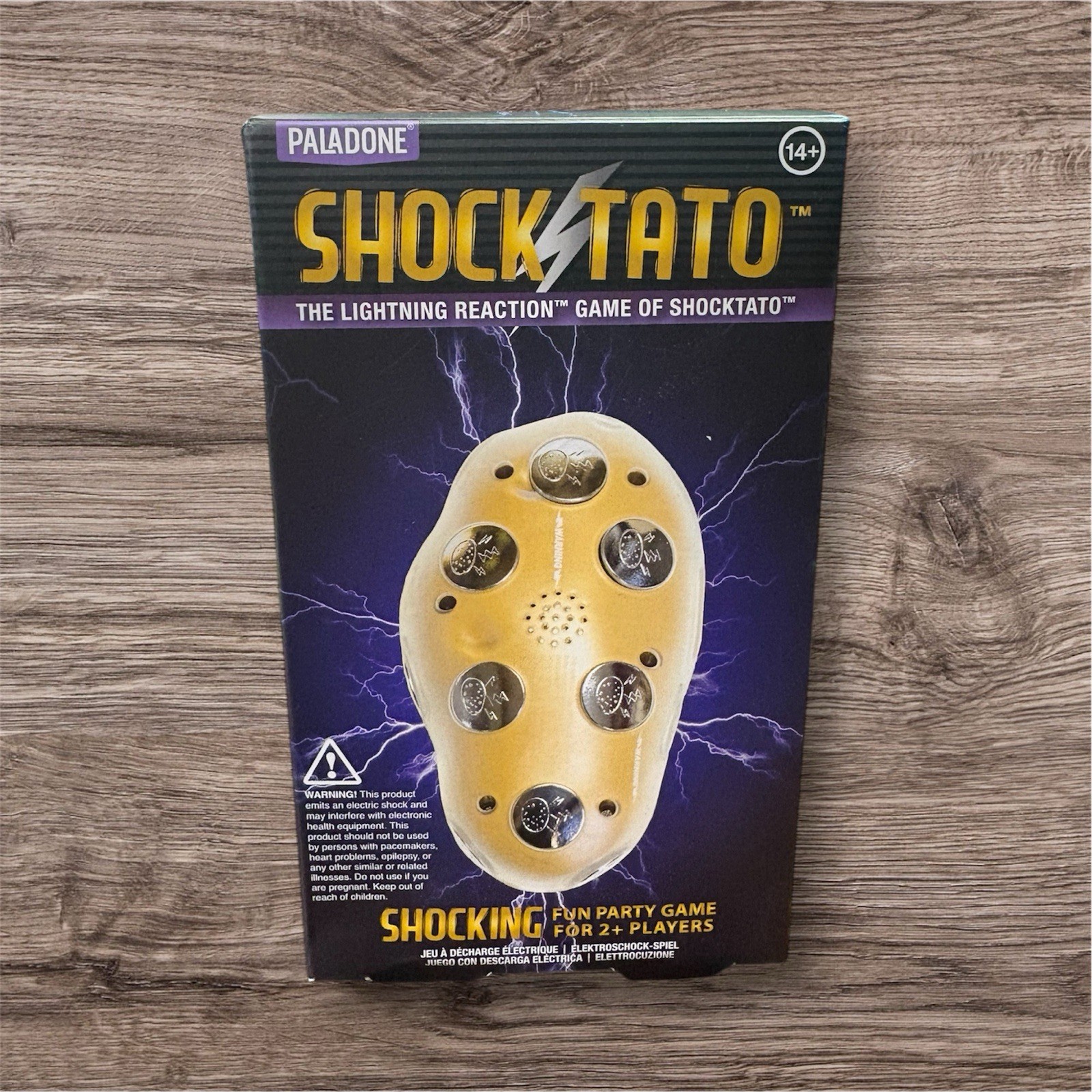 Shocktato Party Game Lightning Reaction Shocking Potato Tested Missing Pouch