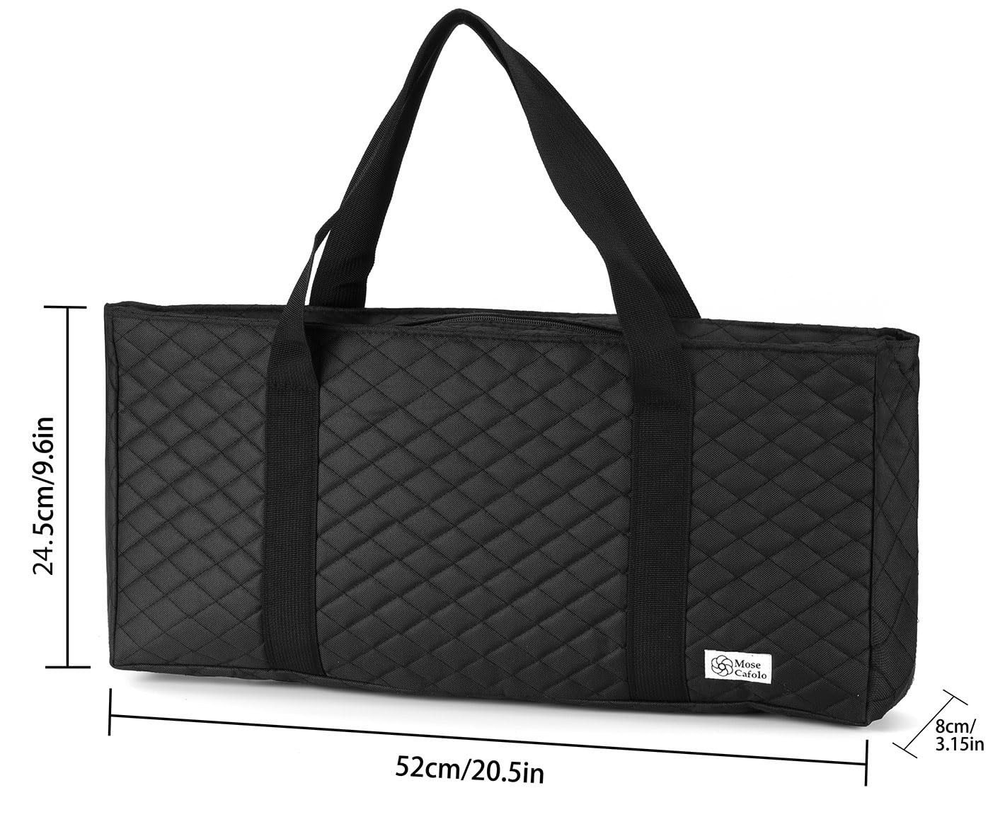 Mose Cafolo Empty American Mahjong Bag Set Quilted Soft Case 2 Wrappers For