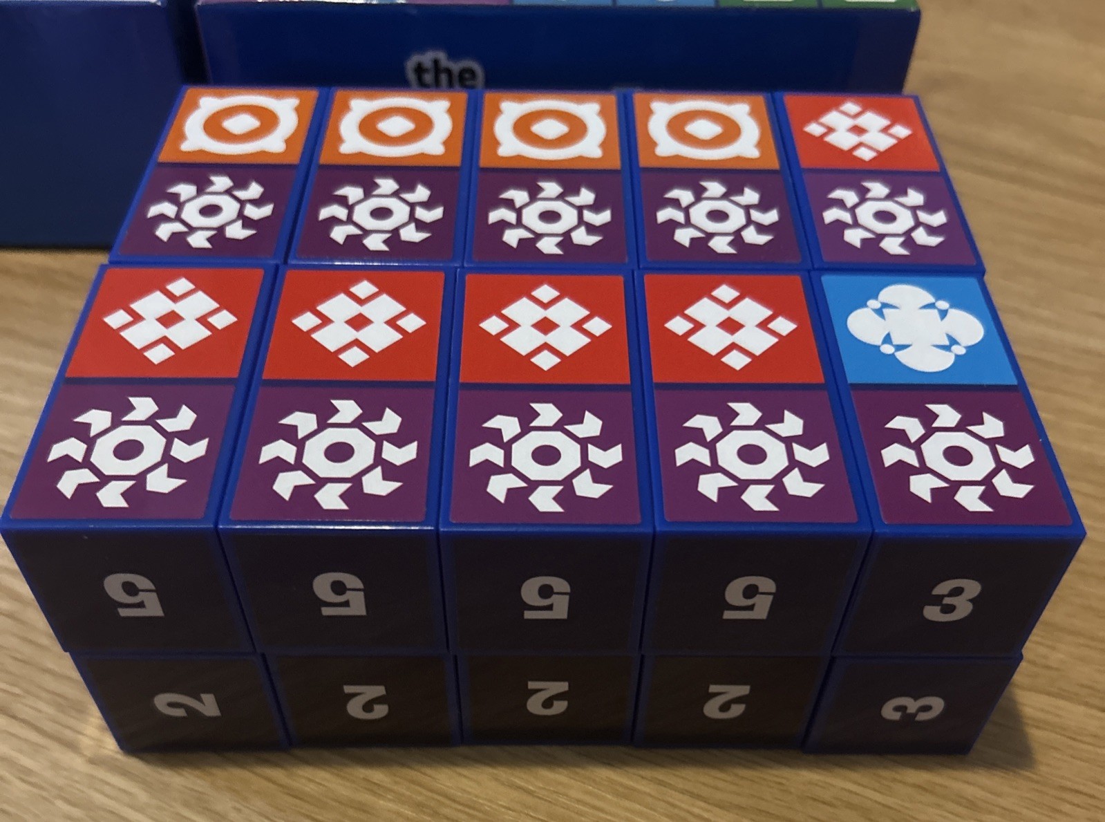 **NEW OPEN BOX**THE UZZLE Family Block Puzzle Game For Age 4 To Adults