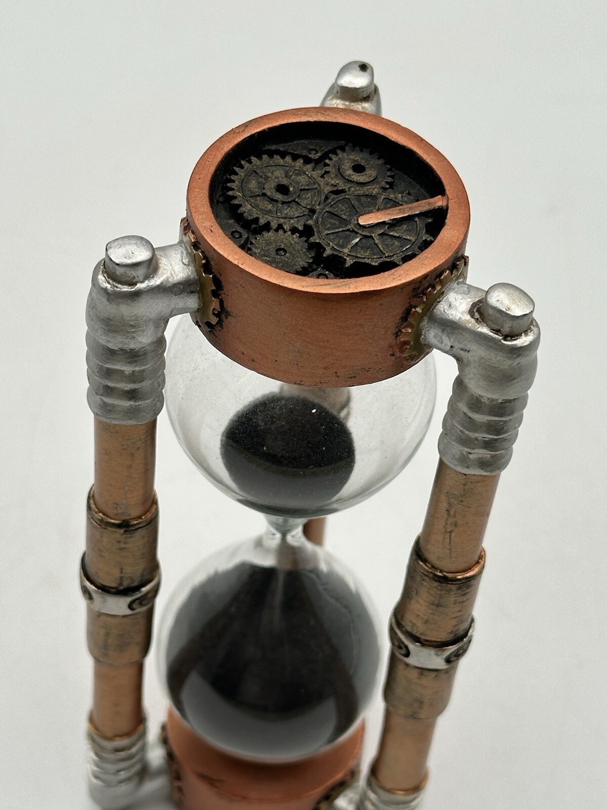 Ebro Past Present And Future Steampunk Gear Work Black Sand 5 Minute Timer