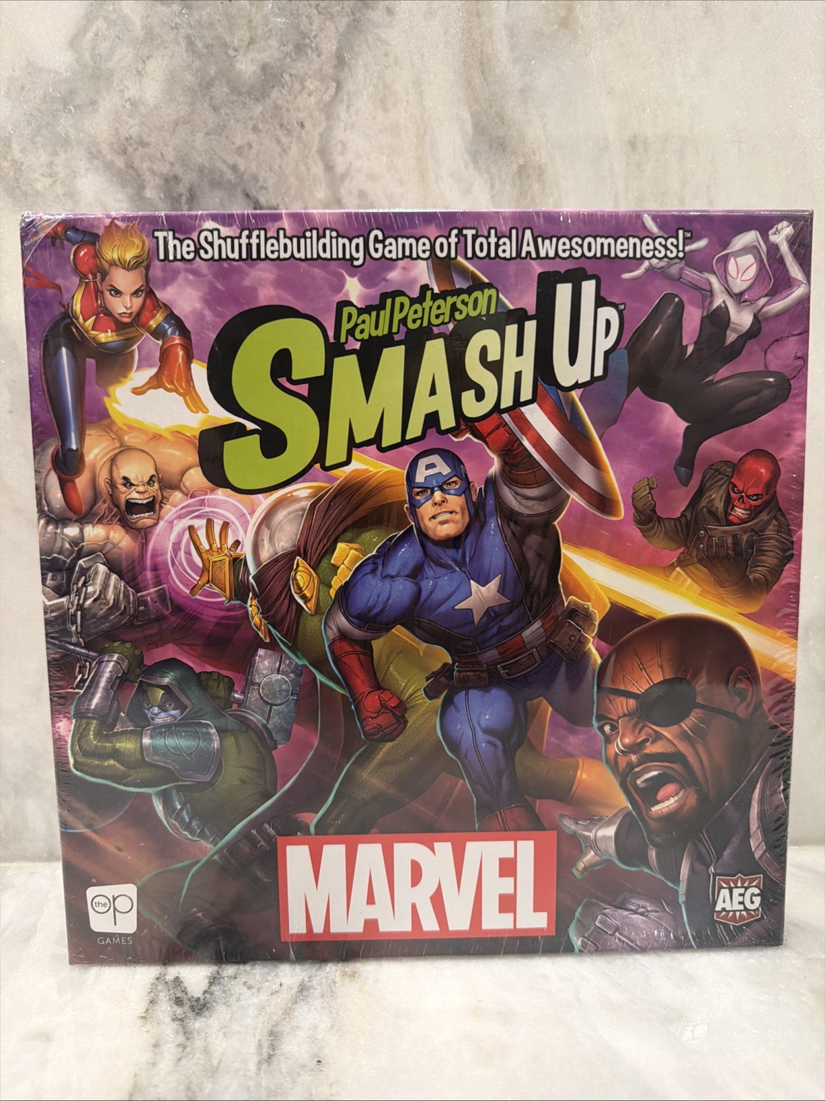 Smash Up Marvel Edition Deck Building Card Game AEG USAopoly NEW