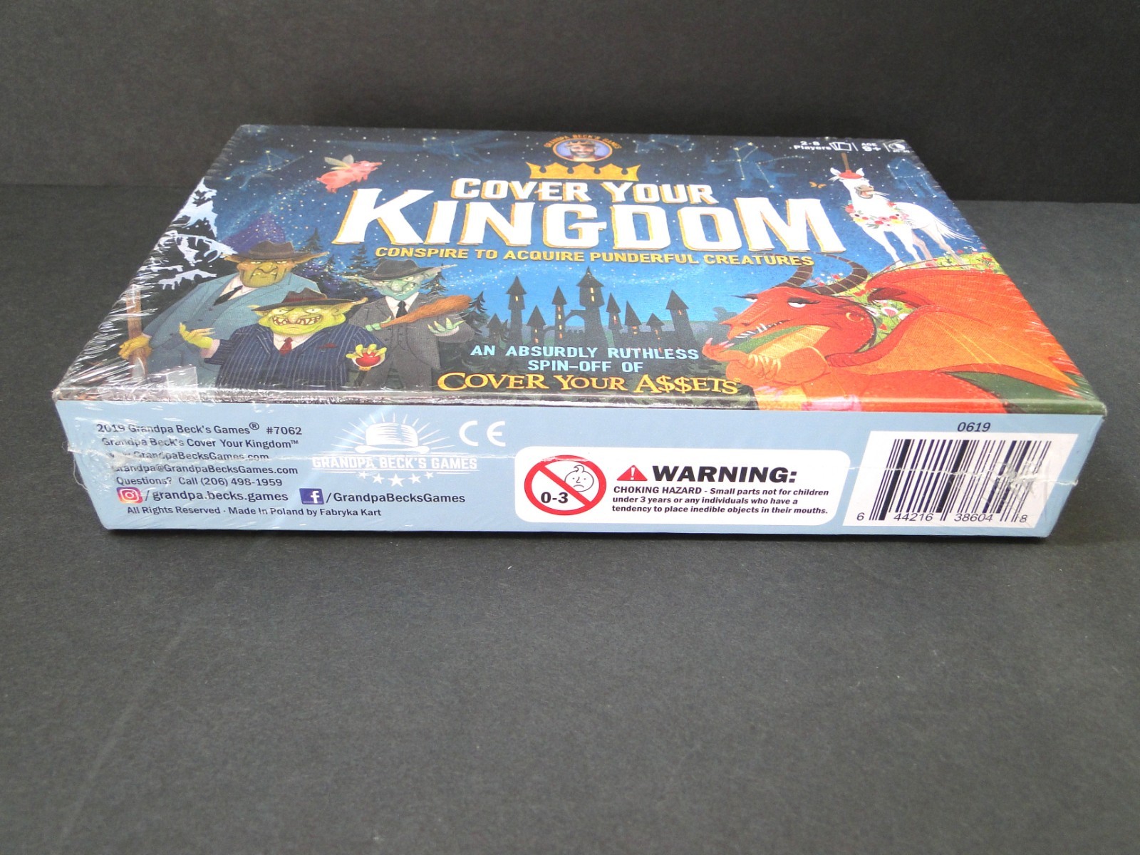 Cover Your Kingdom Card Game by Grandpa Beck’s Games