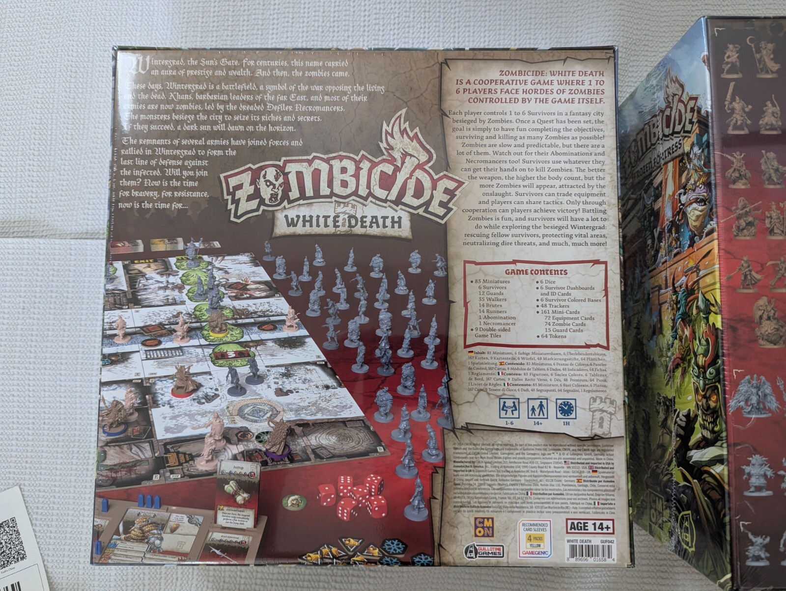 Kickstarter Zombicide: White Death Frozen Fortress Pledge NEW SEALED