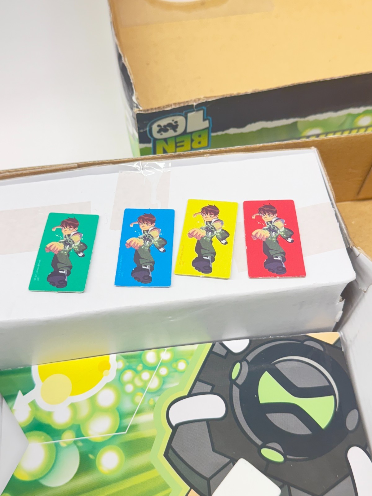 Ben 10 Total Transformation Board Game Cartoon Network Omnitrix Spinner
