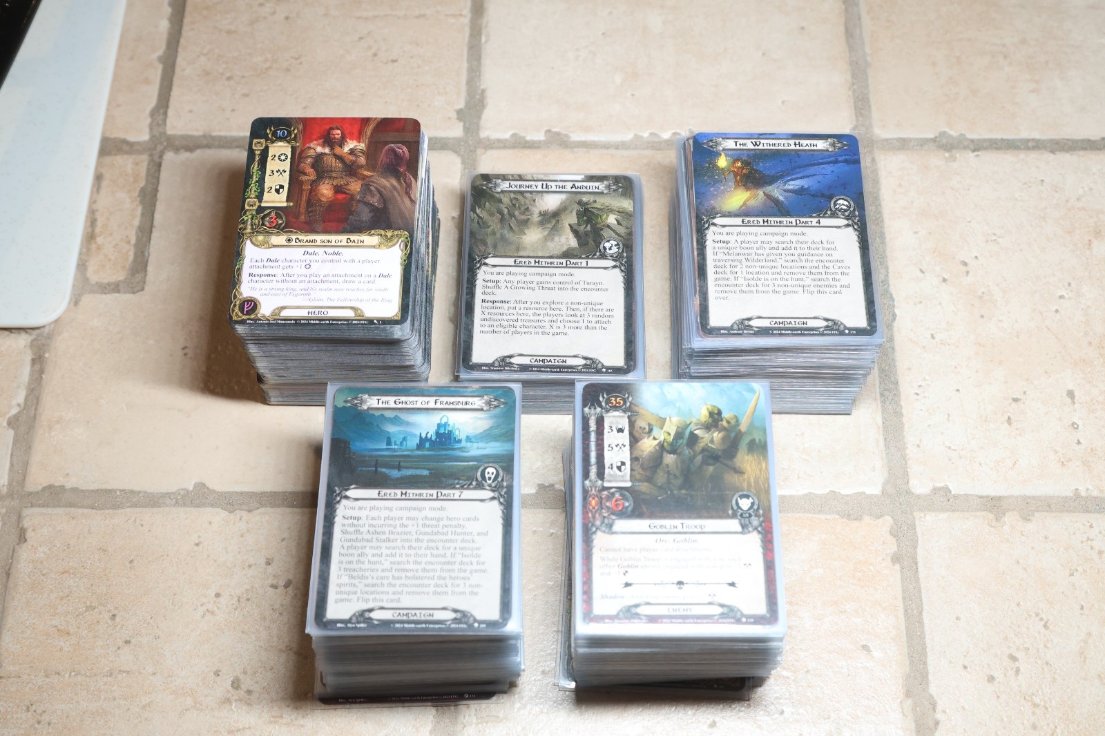 Lord of the Rings LCG – Ered Mithrin Campaign and Hero Expansion – All Cards