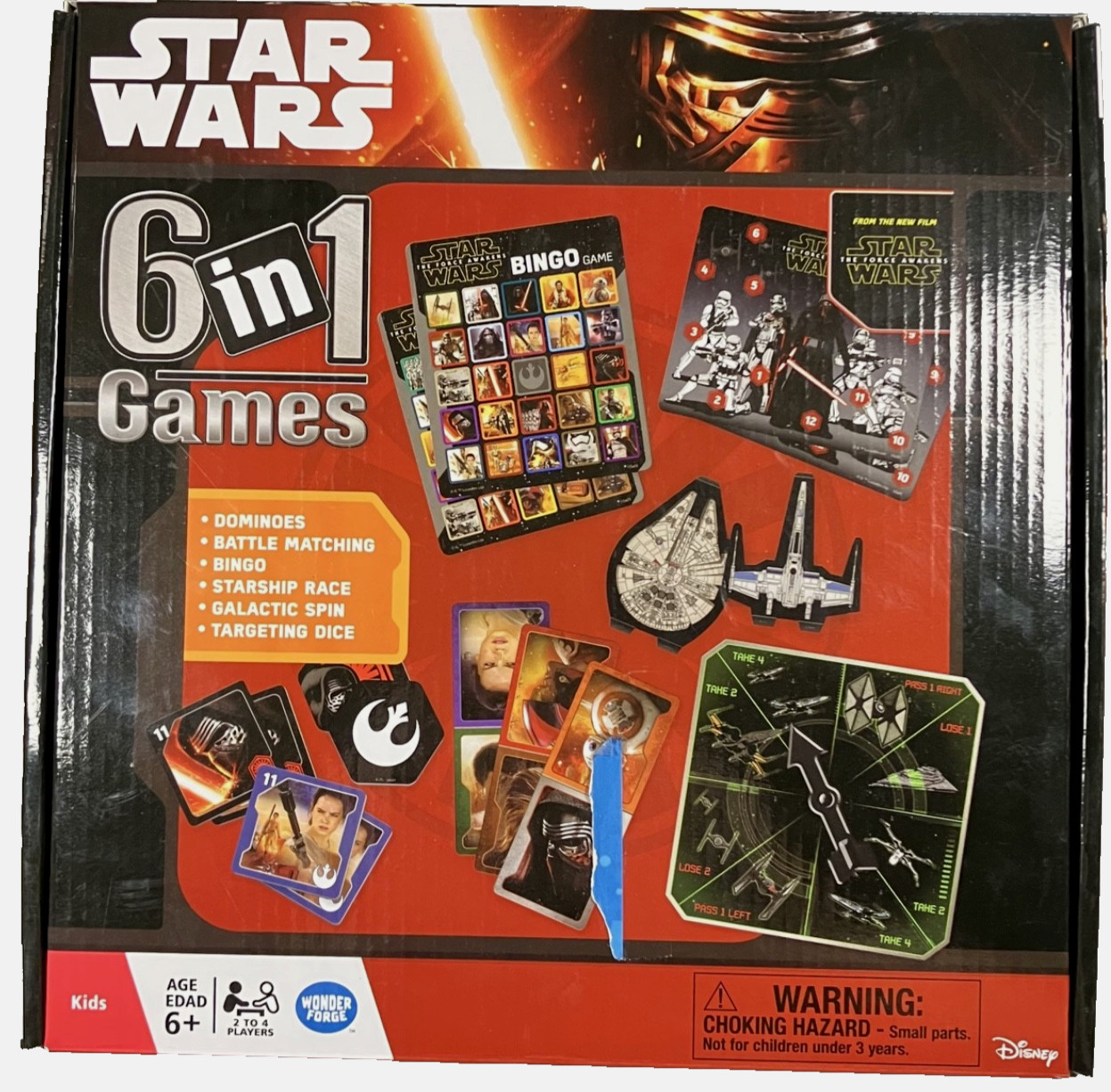 Star Wars the Force Awakens 6 in 1 Game Wonder Forge 810558013601 2015 #1133