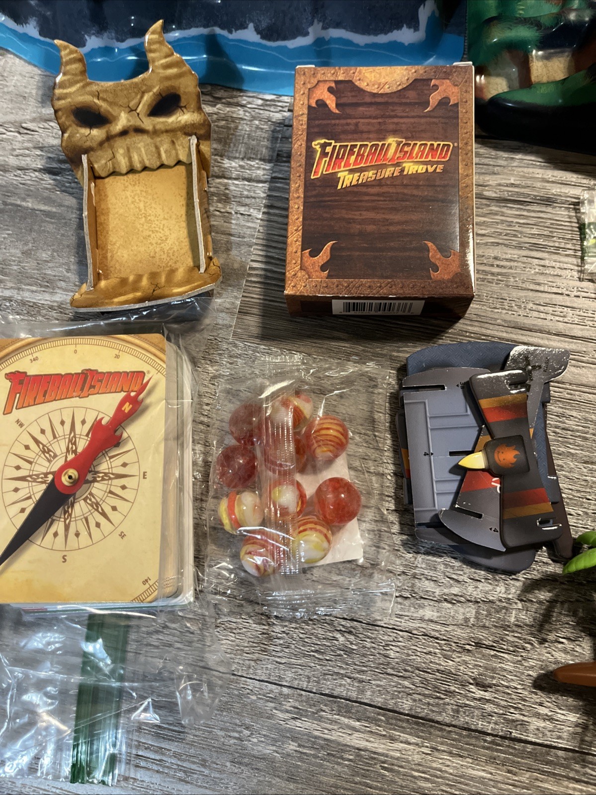 FIREBALL ISLAND THE CURSE OF VUL-KAR Game Deluxe Marbles & Treasure Trove