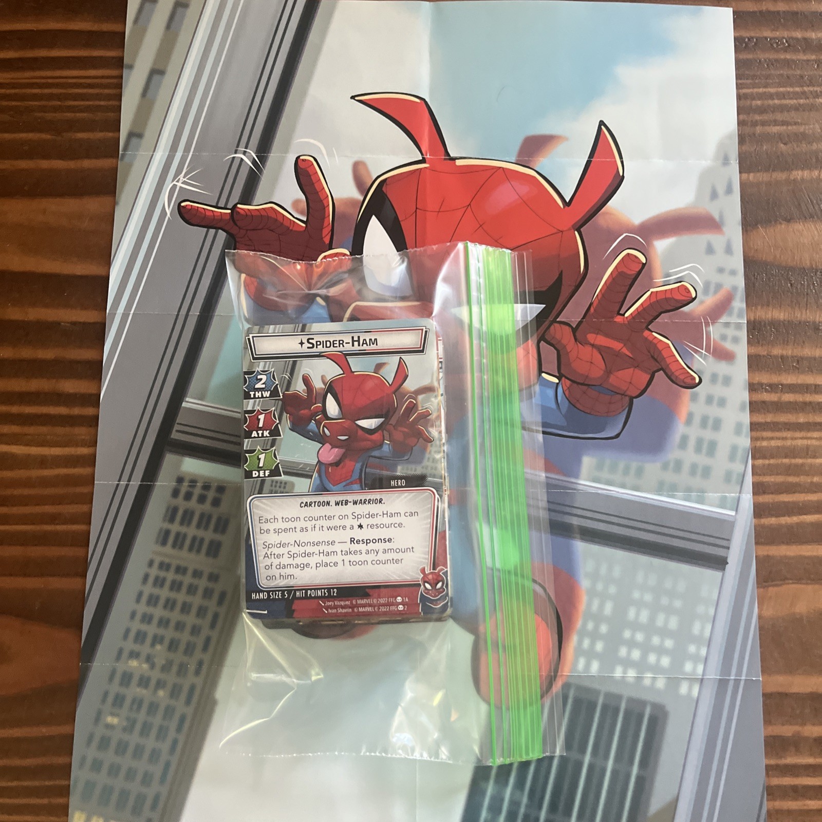 Marvel Champions the Card Game – Spider-Ham Hero Pack. Complete Deck
