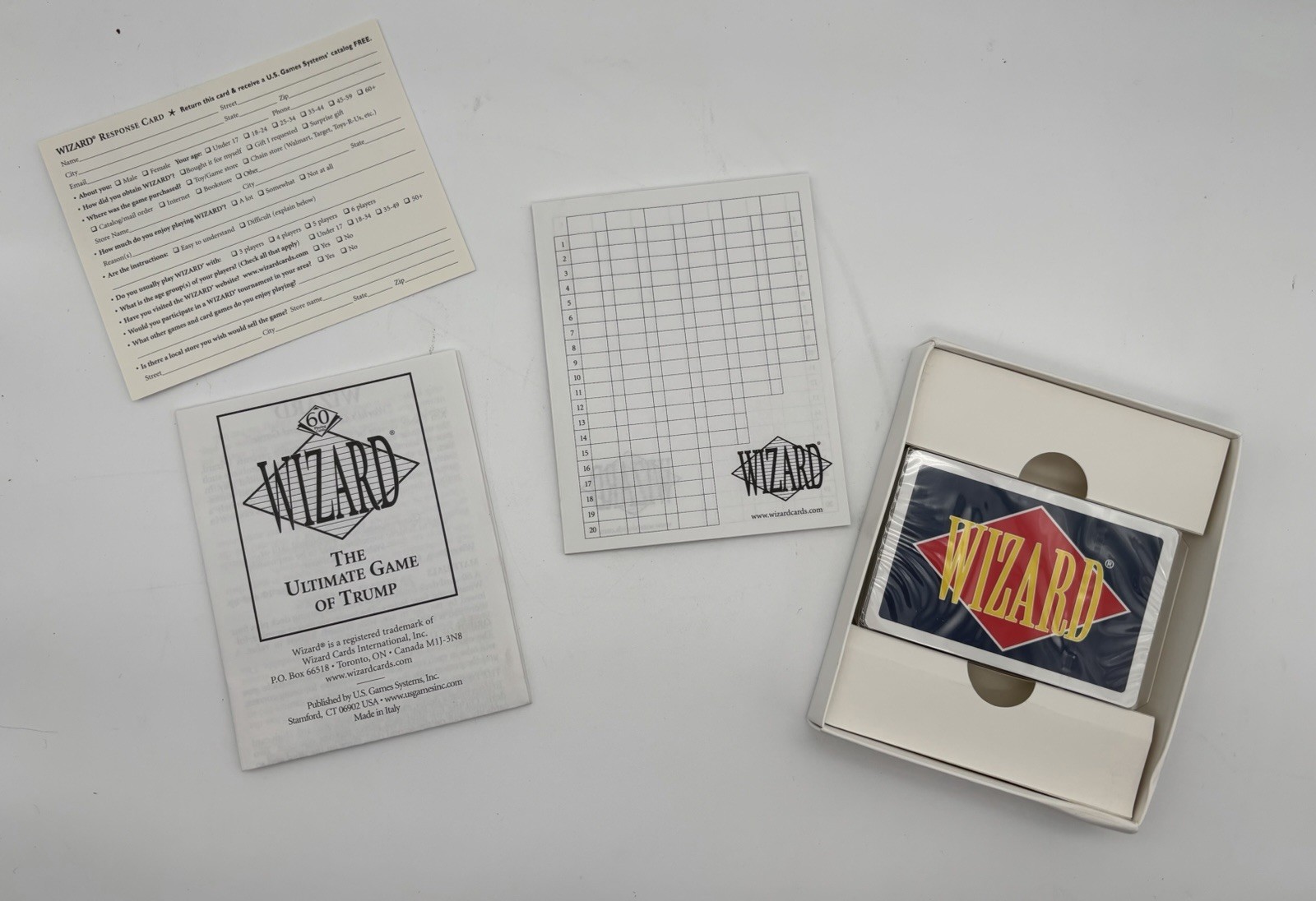 Wizard The Origianl Card Game – The Winning is in the Bidding! -U.S Game Systems
