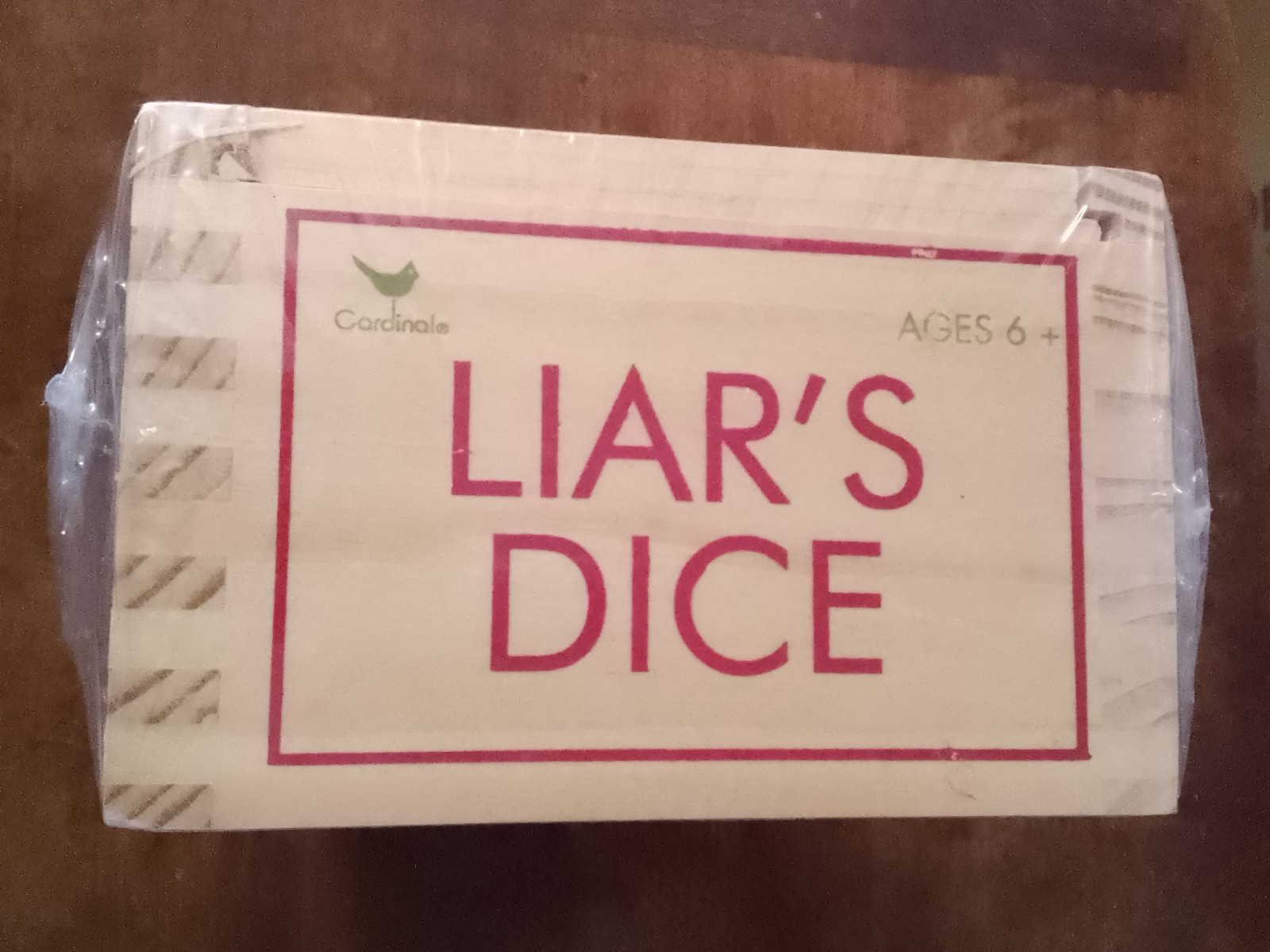 FACTORY SEALED – Liar’s Dice in Wood Box