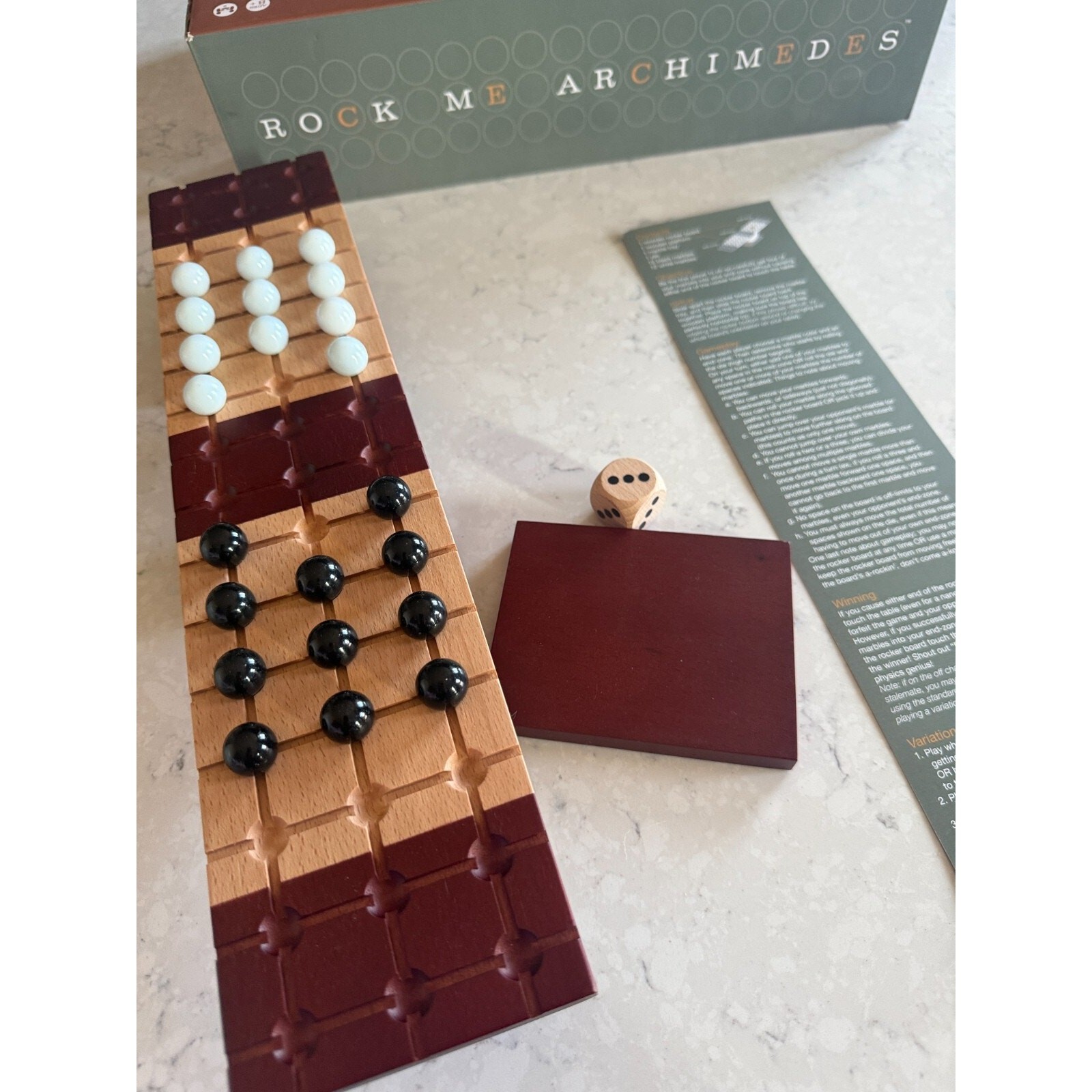 ROCK ME ARCHIMEDES Balance Game: Marbles Brain Workshop: Complete