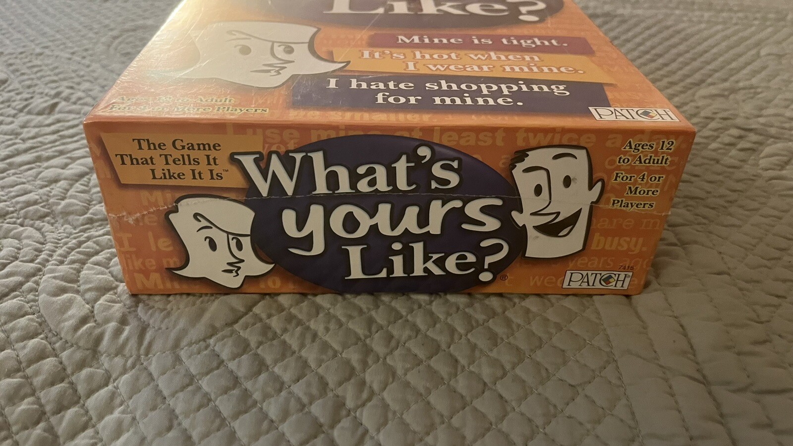 Patch – What’s Yours Like – Party Board Game – SEALED/NEW