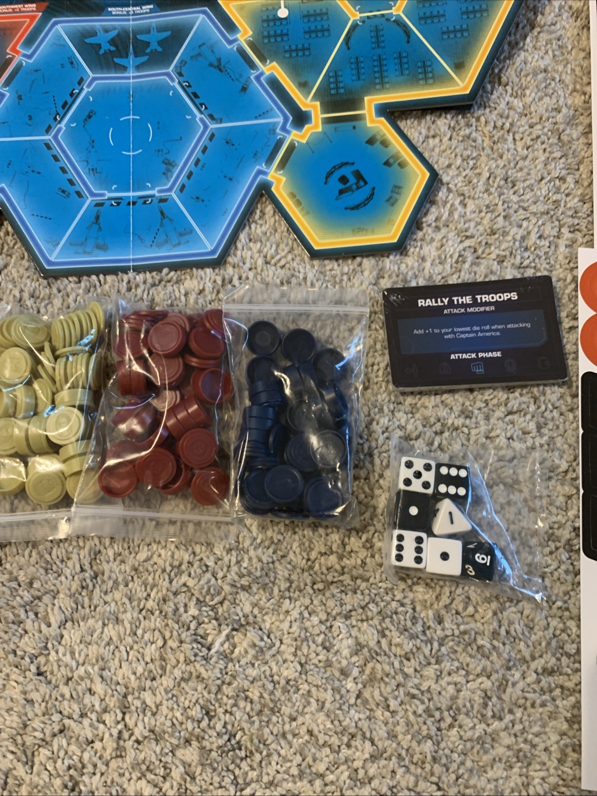 Risk Captain America Civil War Board Game Marvel Hasbro Avengers 2016
