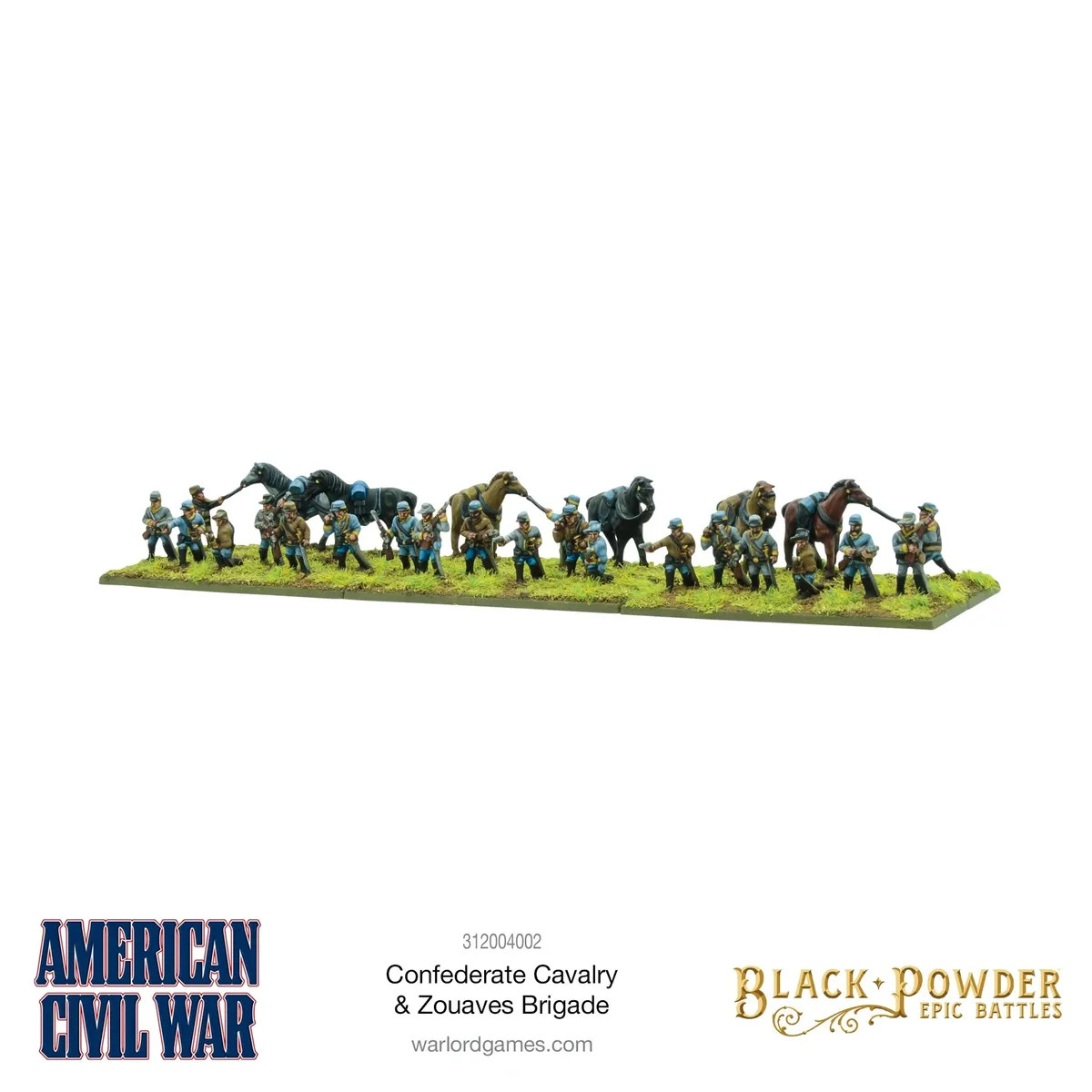 BP Epic Battles American Civil War Confederate Cavalry & Zouaves Brigade