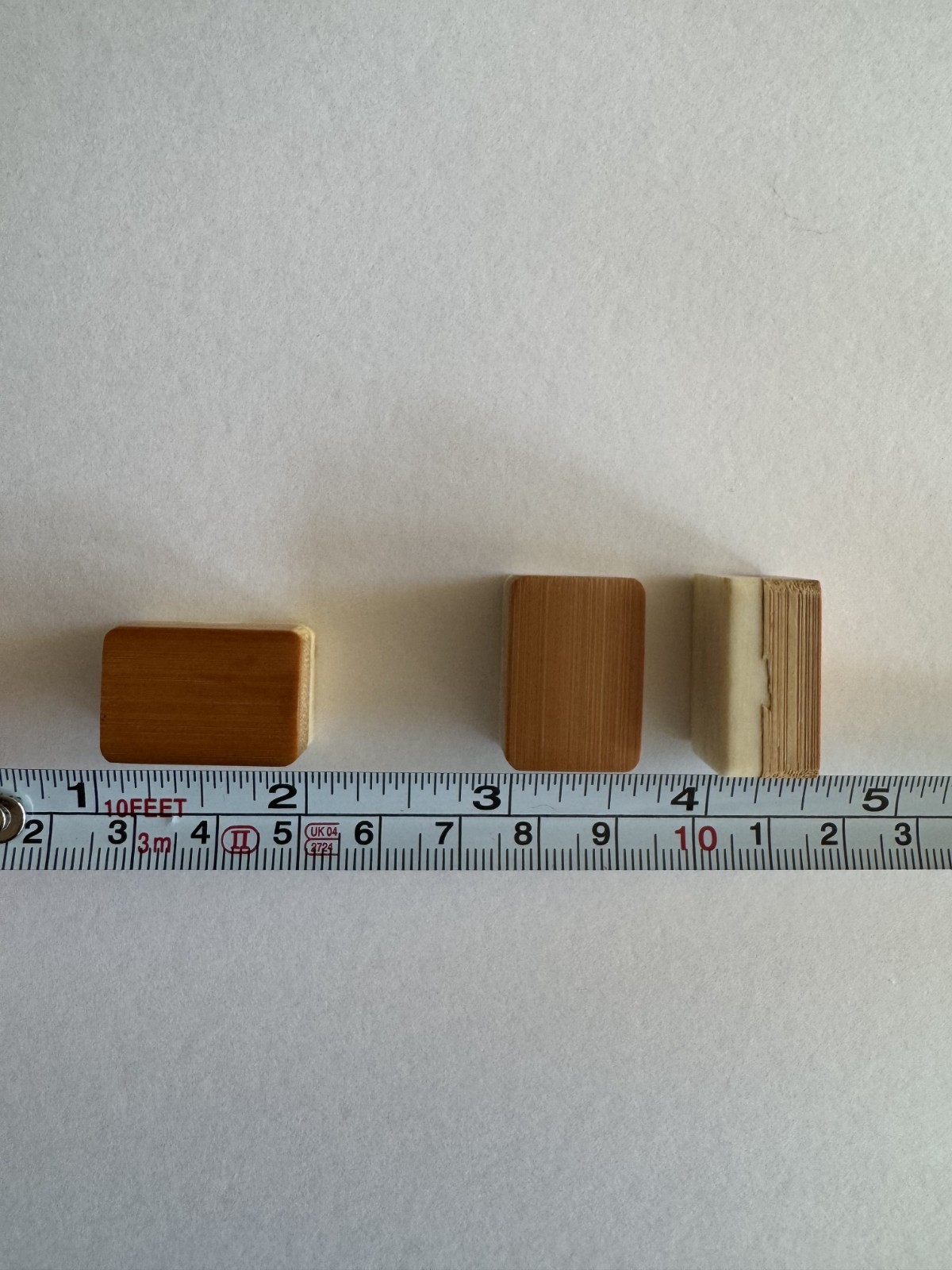 mahjong mahjongg mah jong mah jongg Bone Bamboo 4qty Blank Tiles