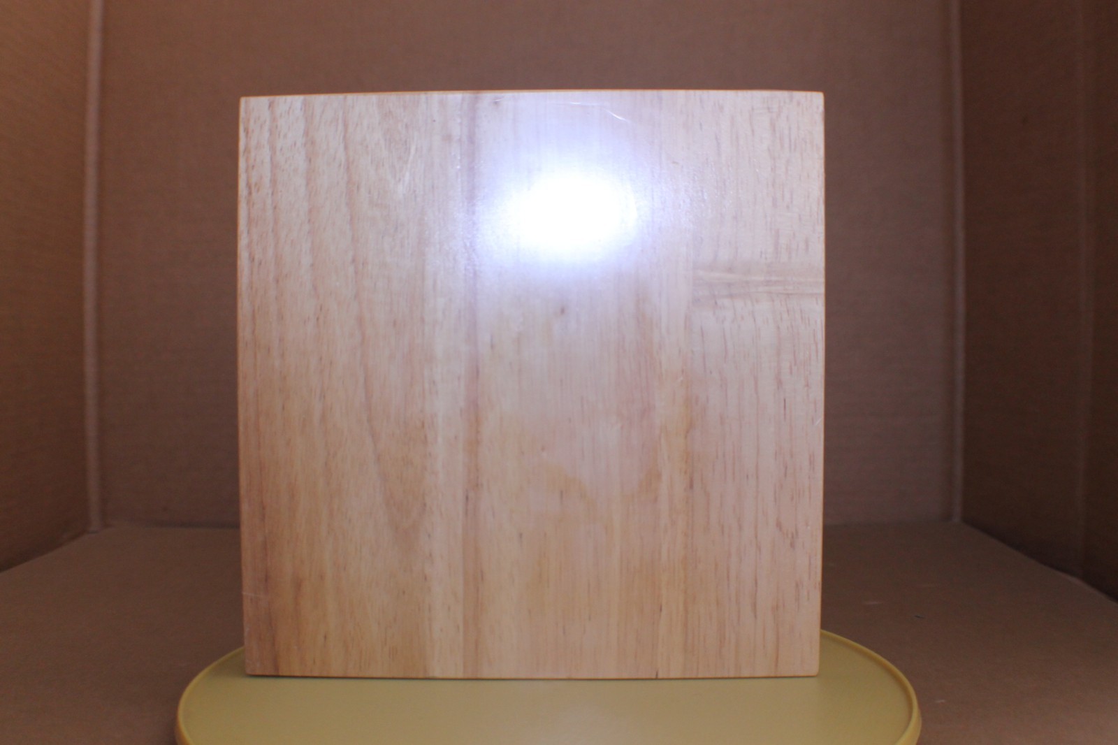 OPEN BOX / Square Roulette Board Game Wood