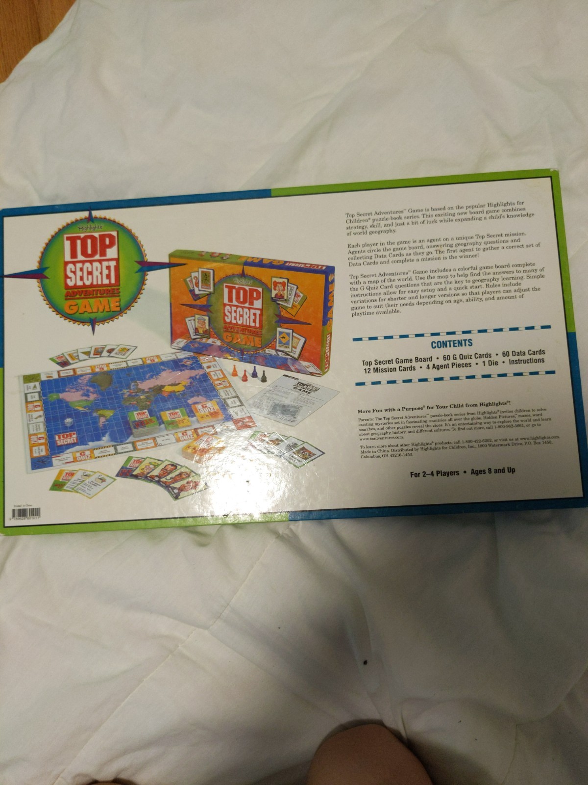 Highlights Top Secret Adventures Game Board Game 100% COMPLETE