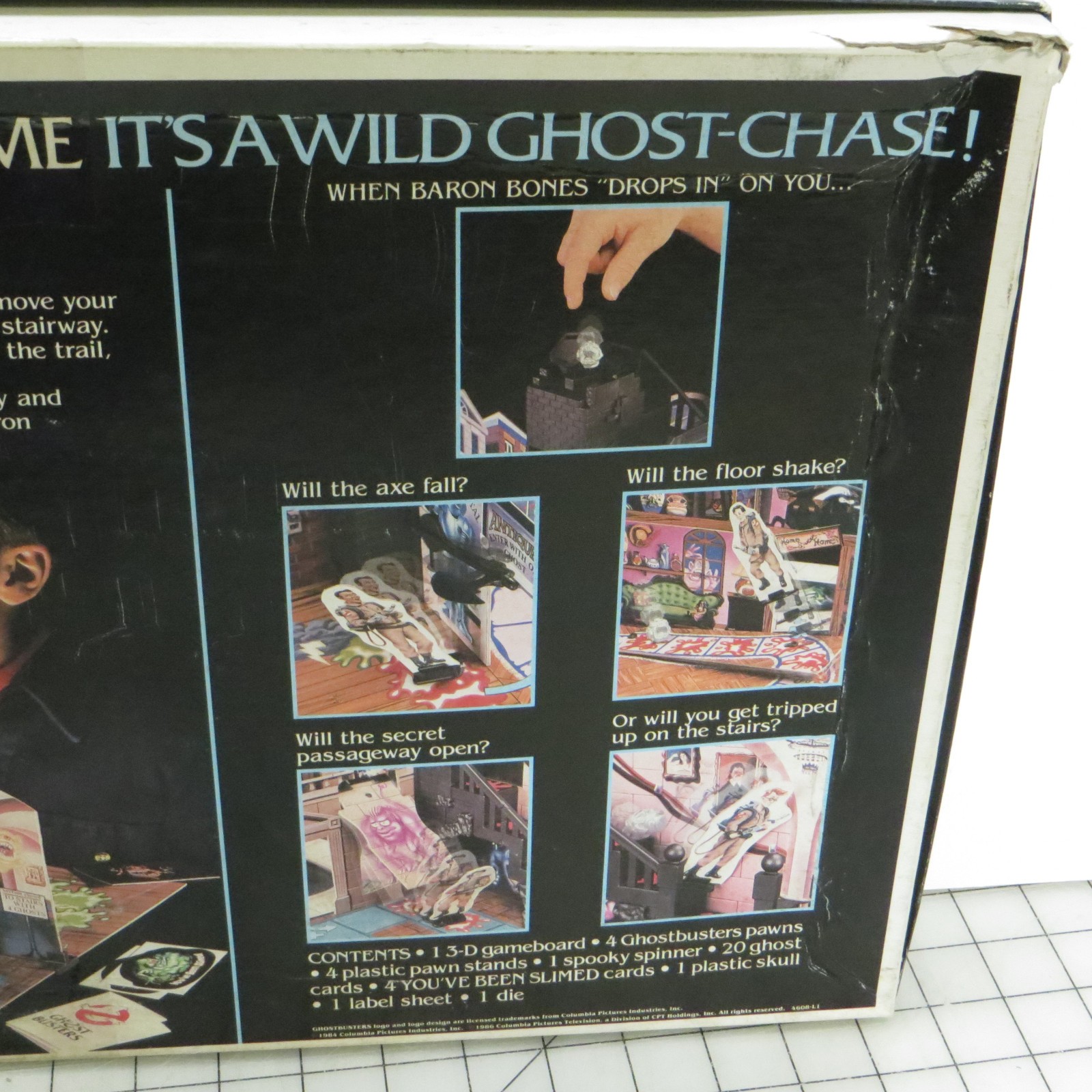 Vintage 1986 Milton Bradley The Real Ghostbusters Board Game