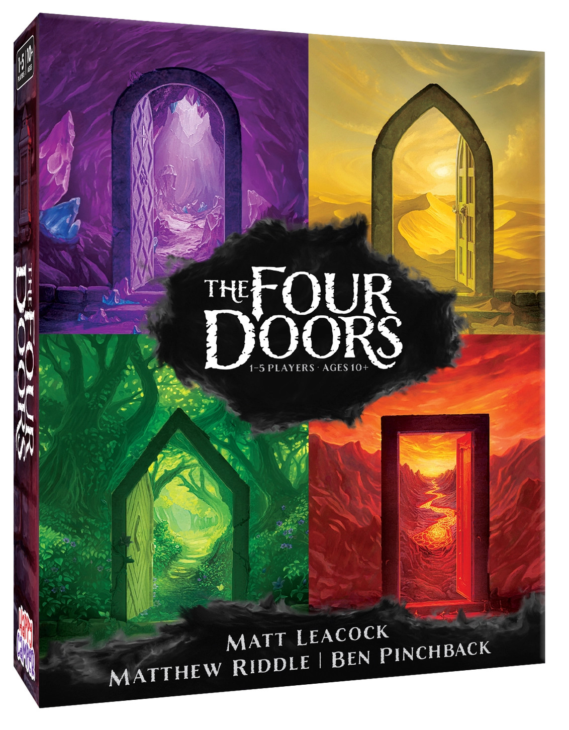 The Four Doors Card Game Happy Camper HCG-2005 Family Solo Matt Leacock 4