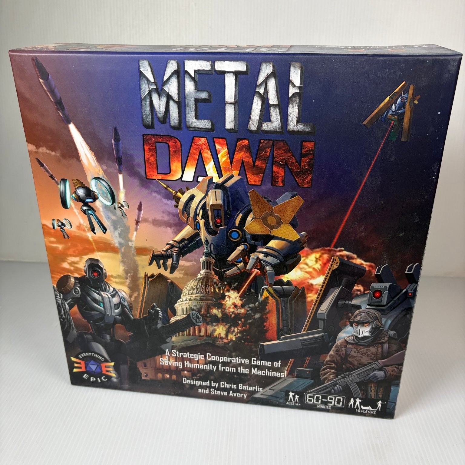 Metal Dawn Everything Epic Board Game 1-5 Players Ages 14+ 2018