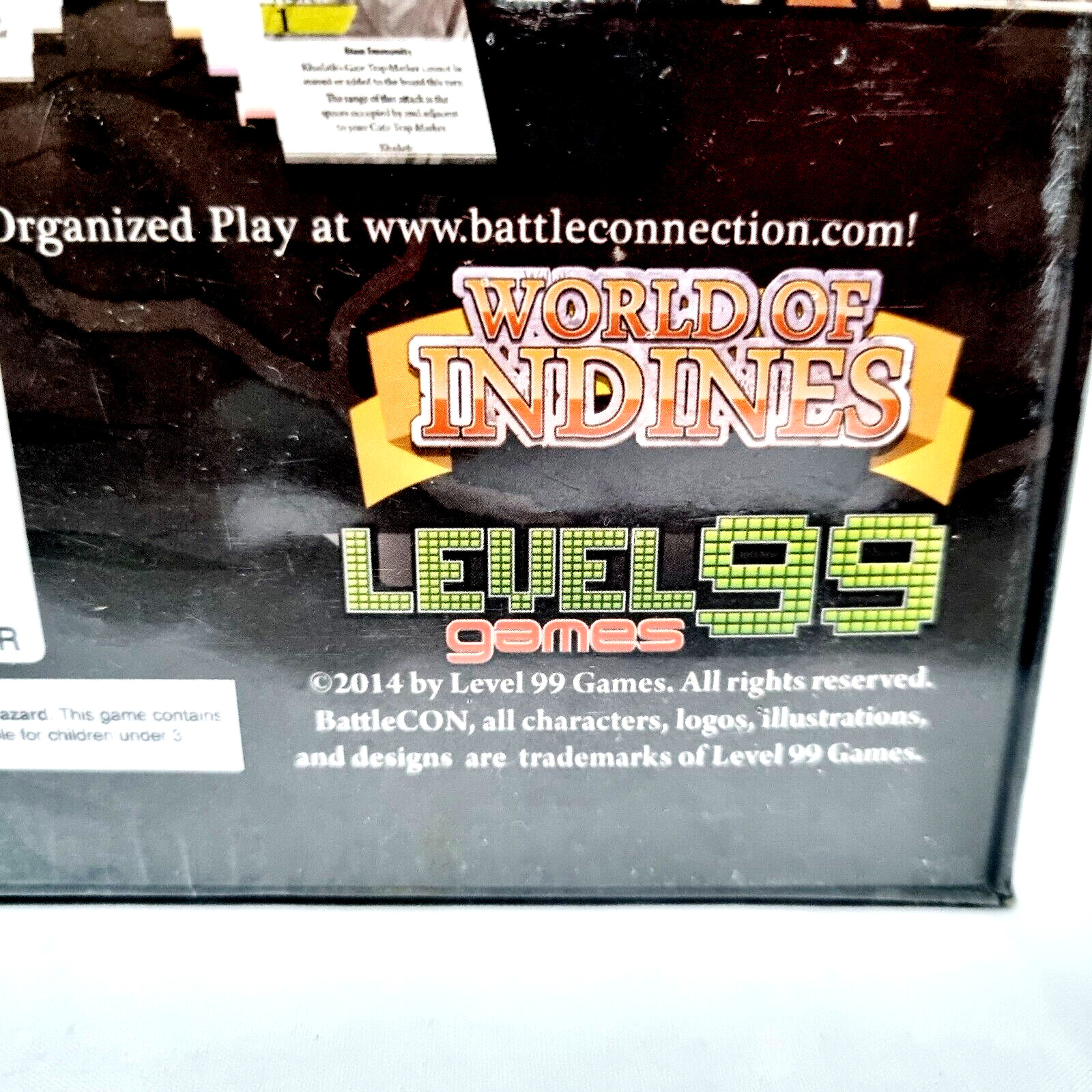 Battle Con War of Indines Duelling Card Game Level 99 Games Card 2014 Board Game