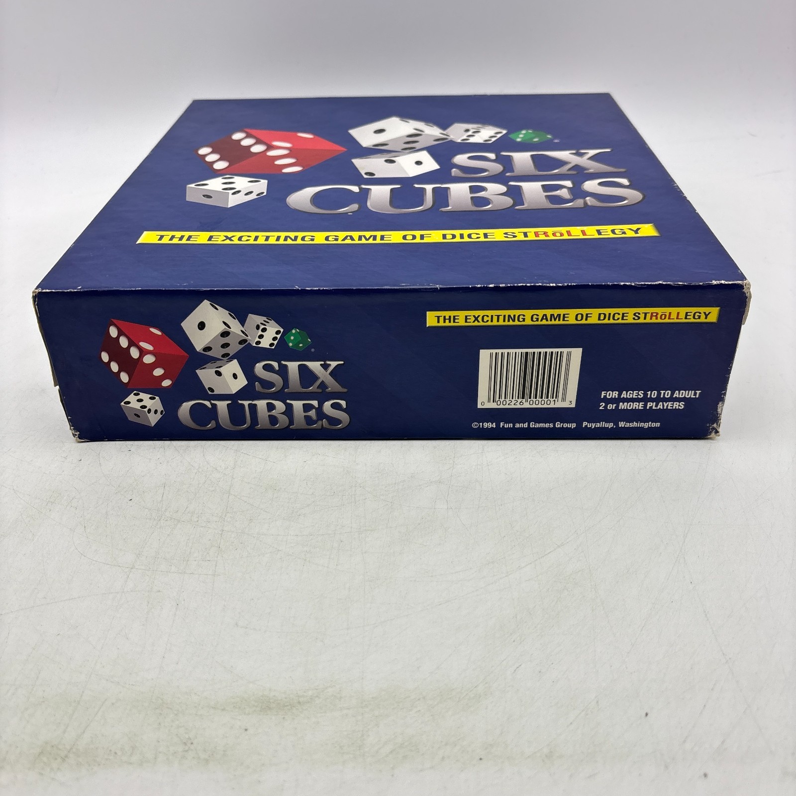 VINTAGE Six Cubes Dice Game COMPLETE Fun and Games Group 1994 Family