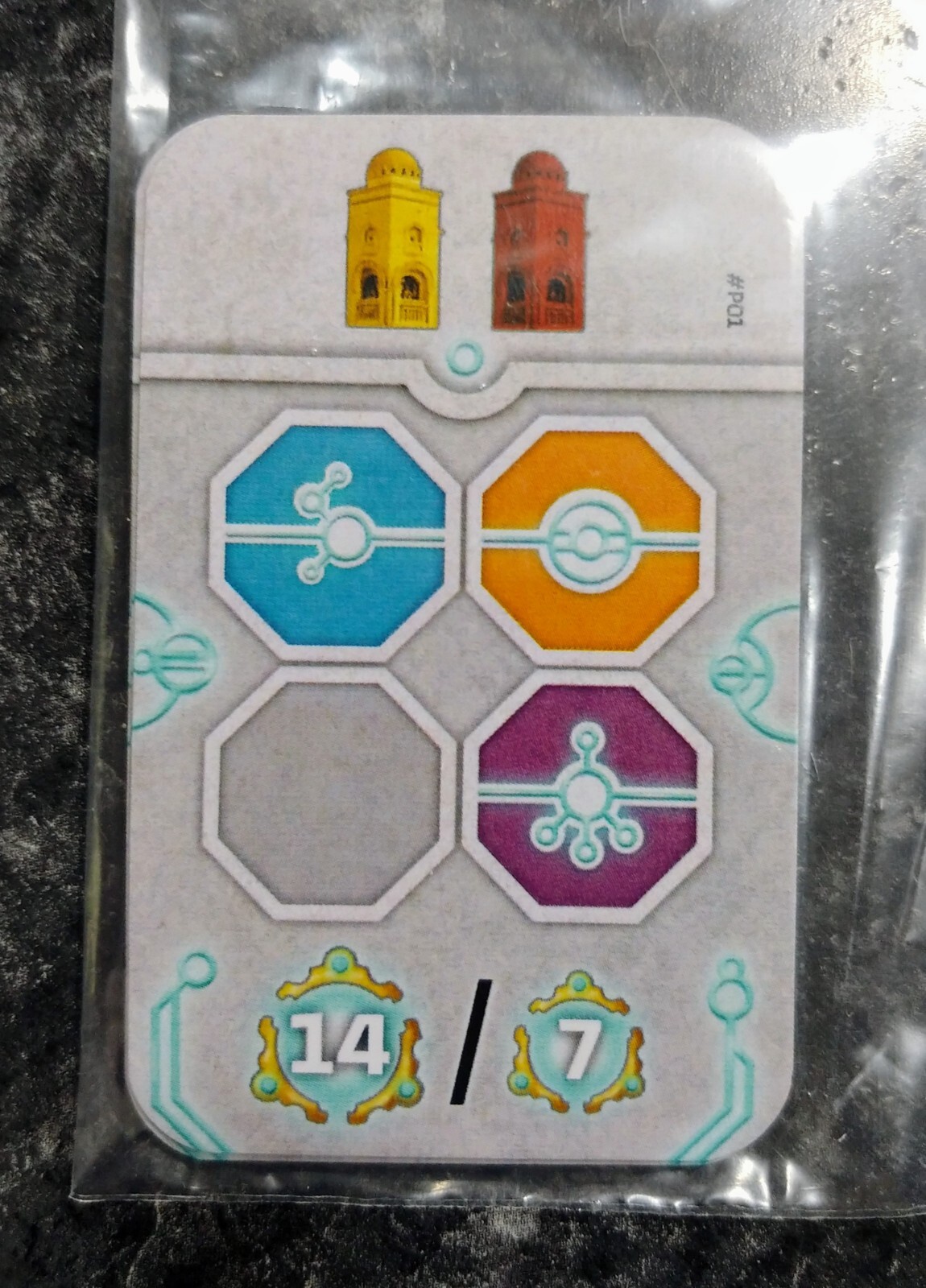 Origins: First Builders District Promo Cards Man vs Meeple S4 Kickstarter – NEW!