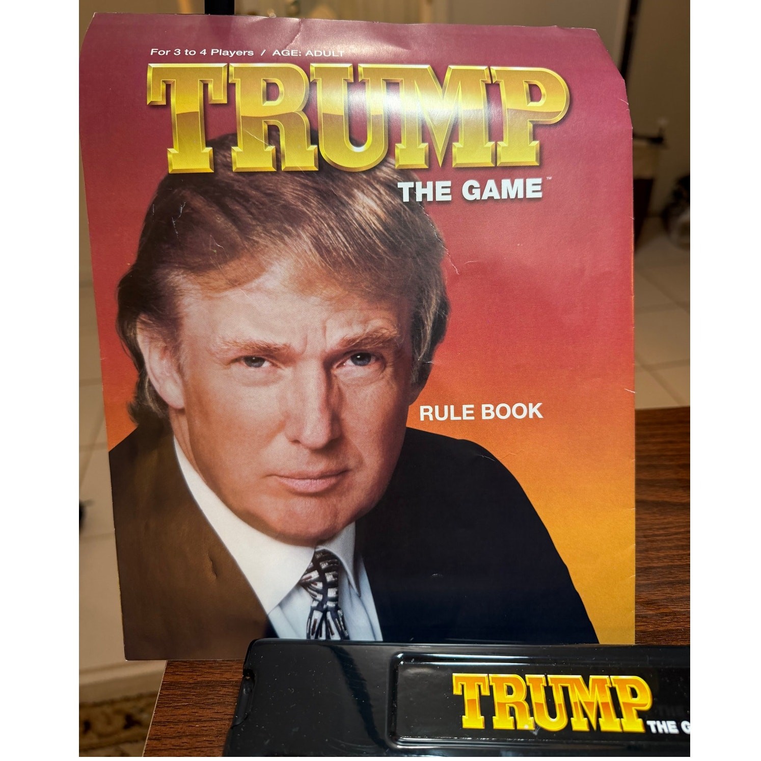 Trump The Game Parker Brothers 2004 Complete Adult Board Game Hasbro Rare