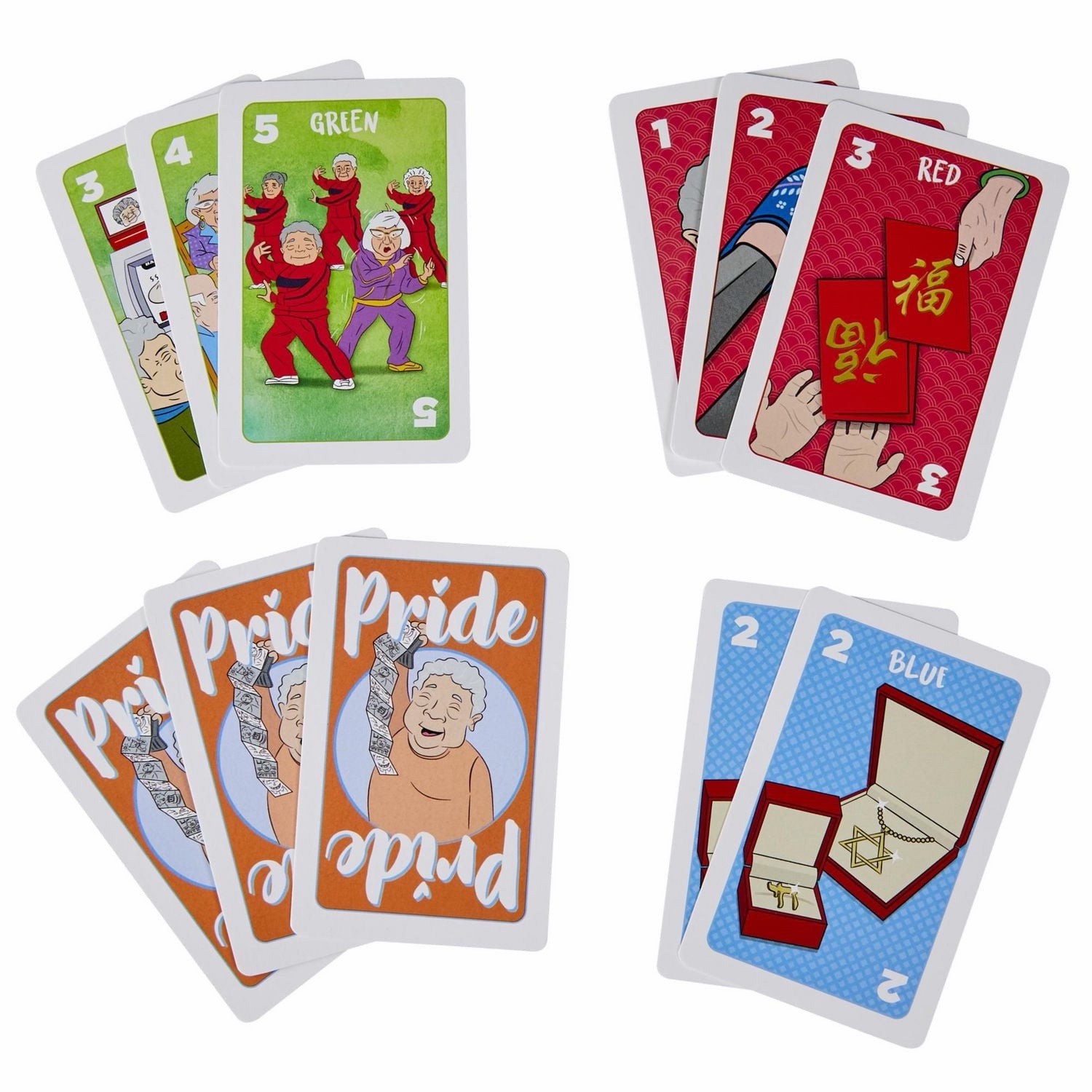 Not Your Ma’s Jong Party Card Game Hasbro Gaming Fast Paced Mahjong New