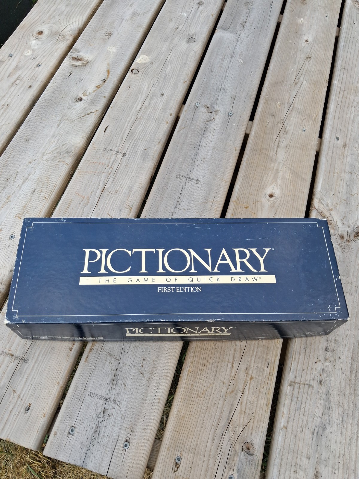 Vintage Pictionary First Edition Board Game Complete 1985 Family Party Game