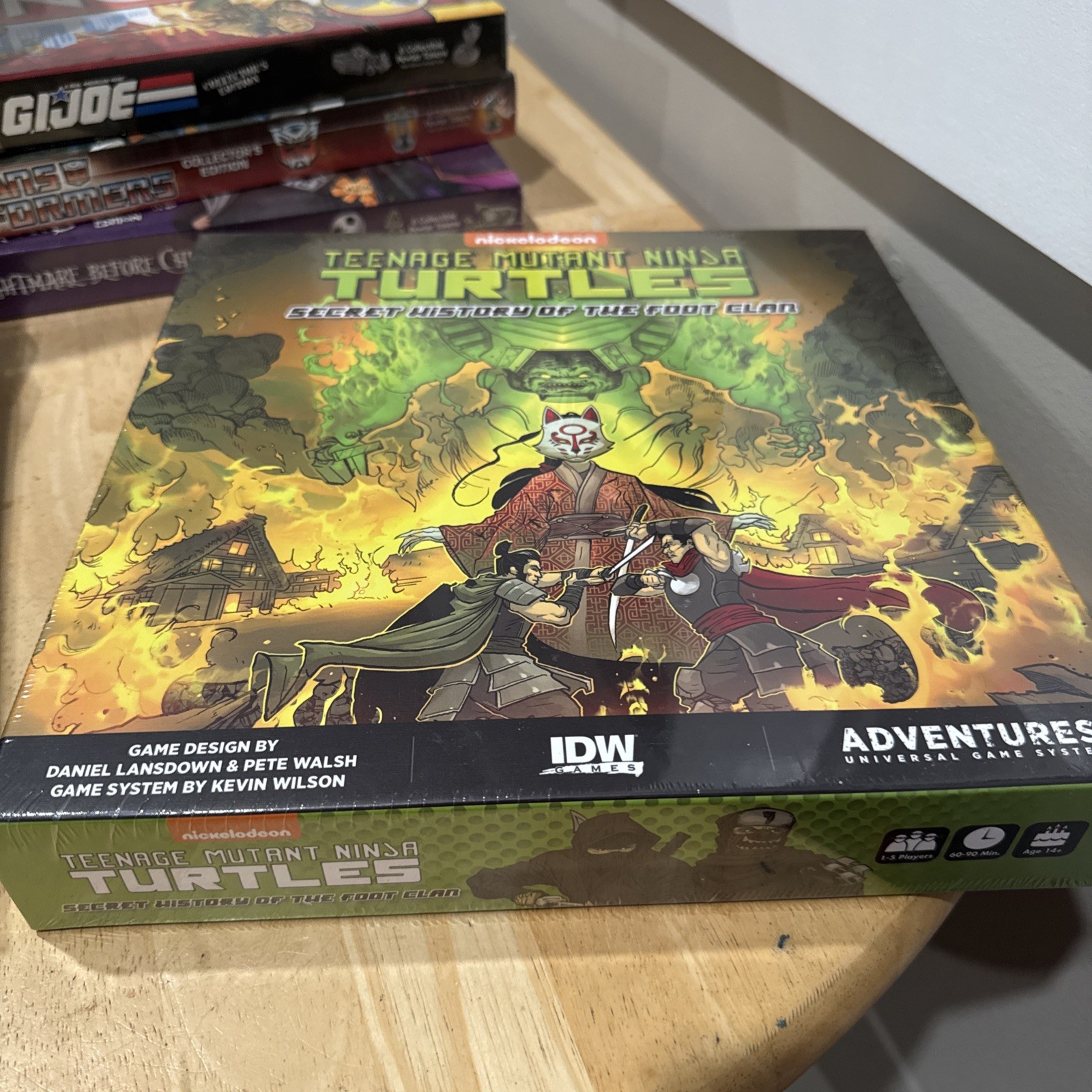 IDW Games TMNT Secret History of the Foot Clan Expansion New Sealed NM