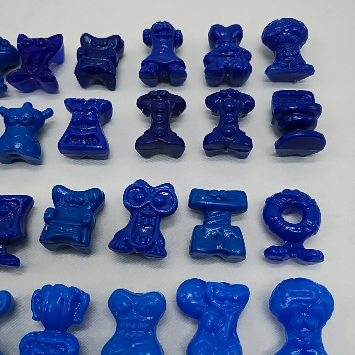 Lot Of (53) Opaque Light Blue Solid Color Crazy Bone GoGos And JoJos