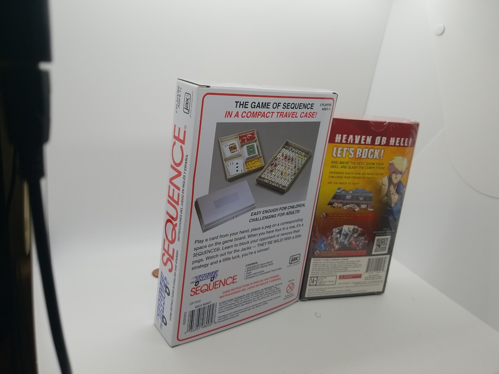 SEQUENCE 4 in a Row Cards & GUILTY GEAR STRIVE Exceed – 2 2 Player Board Games