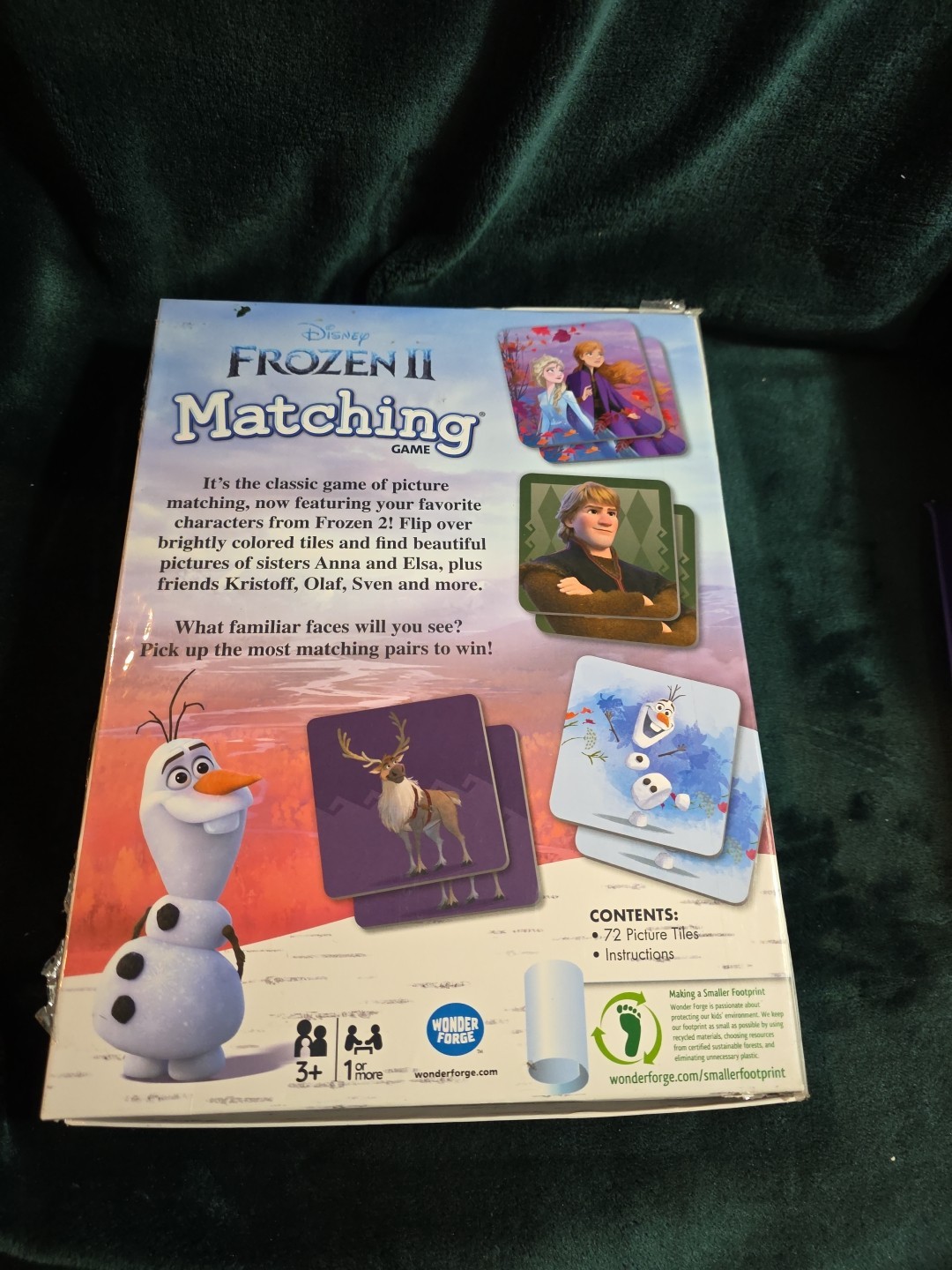 Disney Frozen II Matching Card Game Ages 4+ Anna Elsa Olaf Dobble 2019 Complete