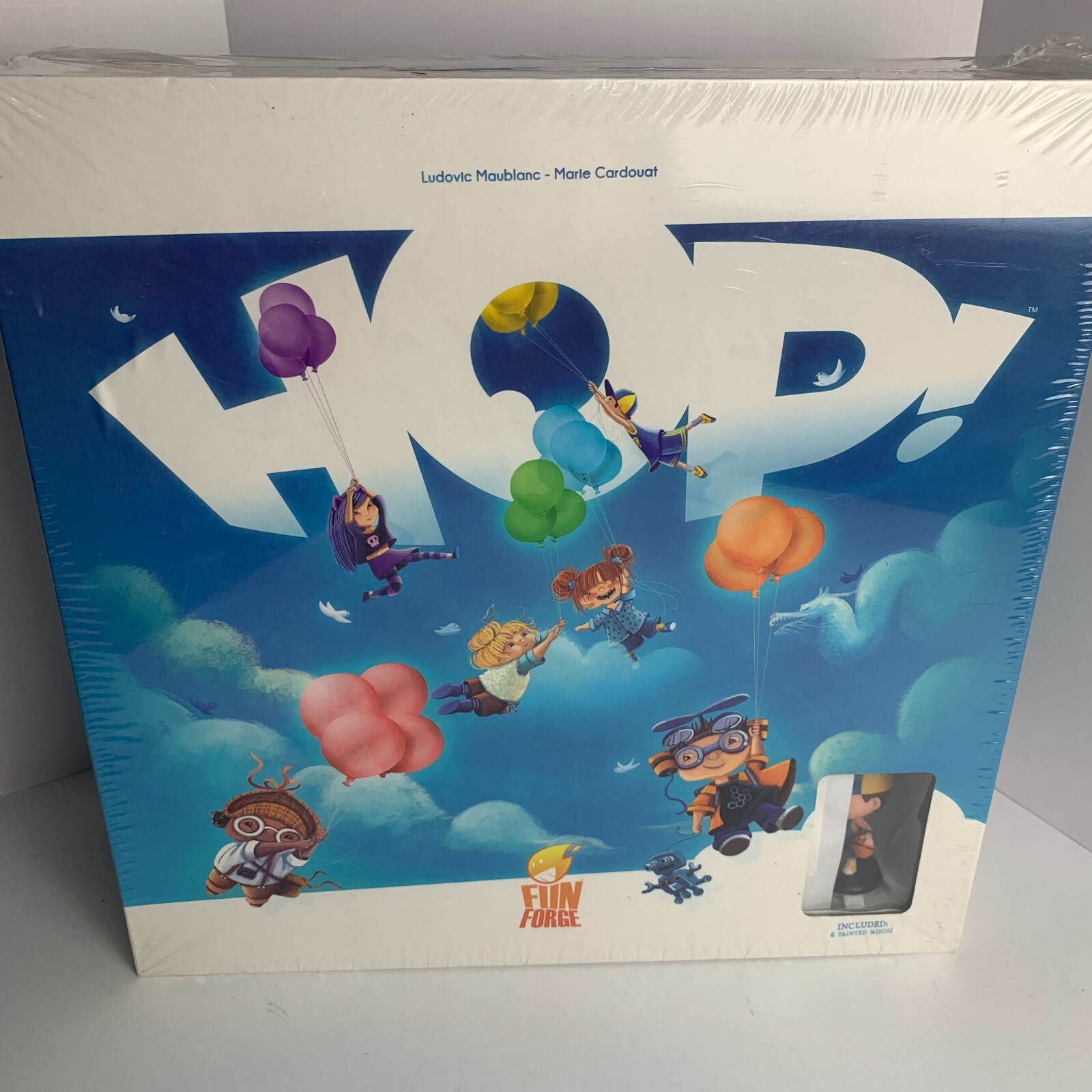 HOP! Fun Forge 3D Gameboard Board Game w Painted Mini Figures NEW – Sealed