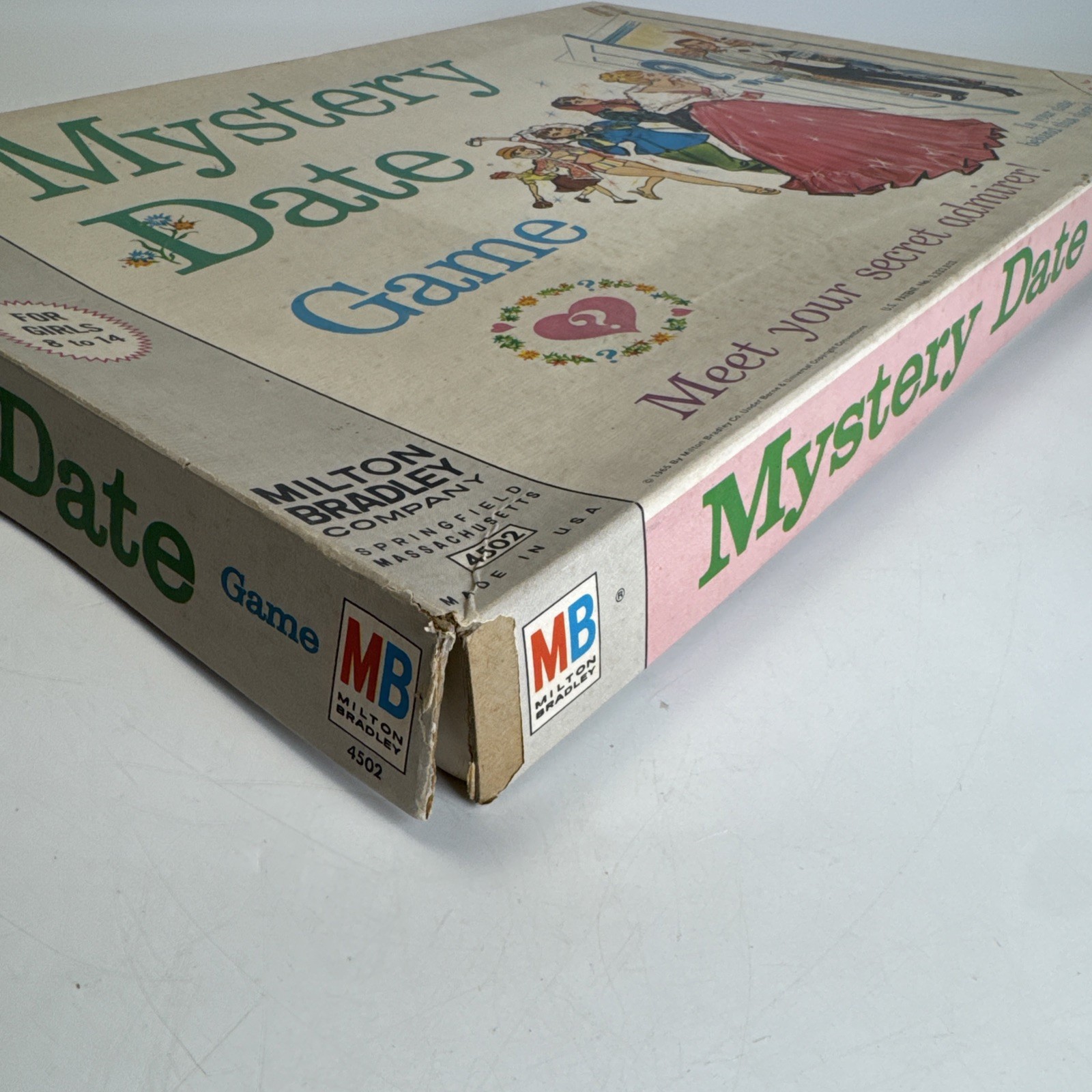 1965 Mystery Date Board Game Milton Bradley Very Good Condition Missing 1 Piece