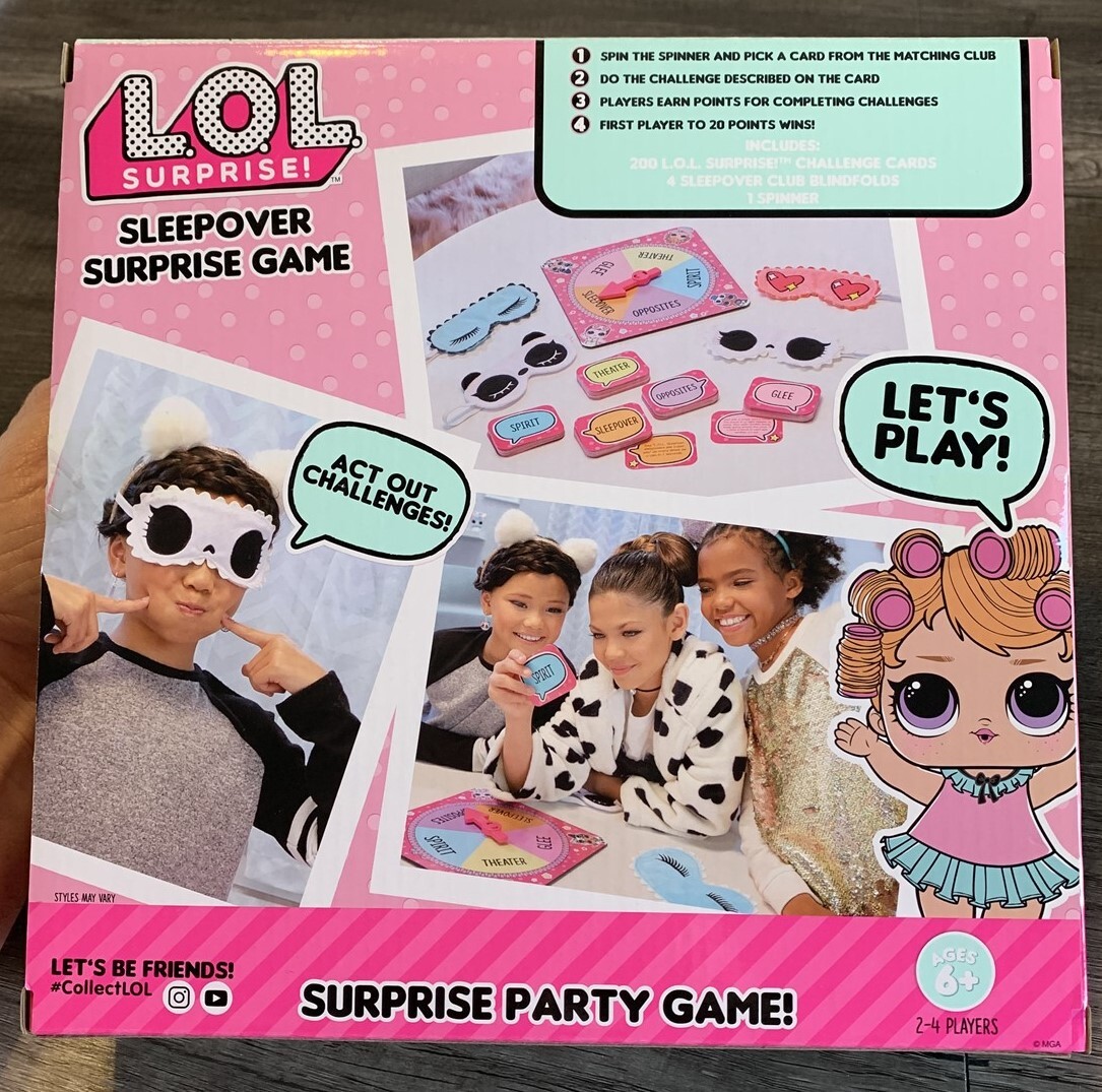 L.O.L. Surprise Sleepover Surprise Game 2-4 Players Ages 6+