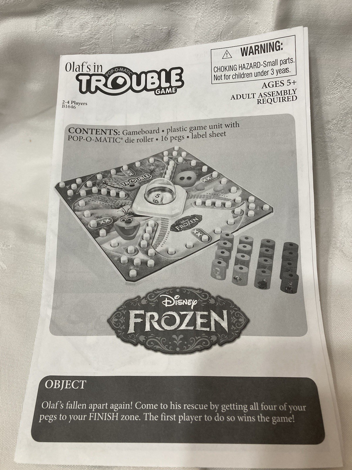 Disney’s Frozen Olaf’s In Trouble By Hasbro