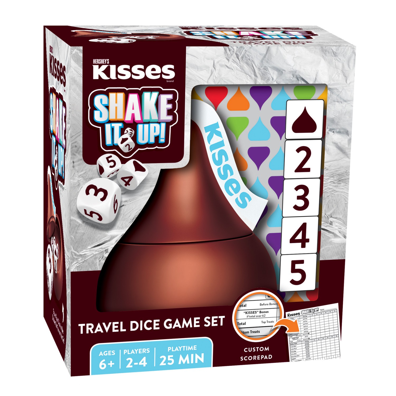 MasterPieces – Hershey’s Kisses – Officially Licensed Shake It Up! Dice Game