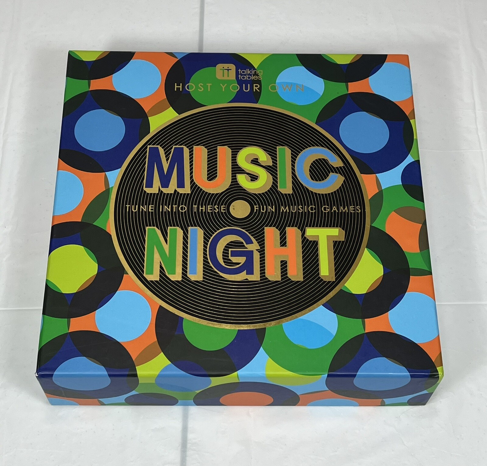 Complete! Talking Tables Host Your Own Music Night Board Game, Trivia Kazoo Game