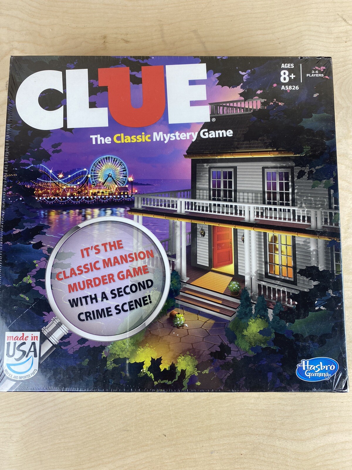 Clue 2013 Classic Mystery Game 2 Sided Board 2 Way Play NIB Sealed