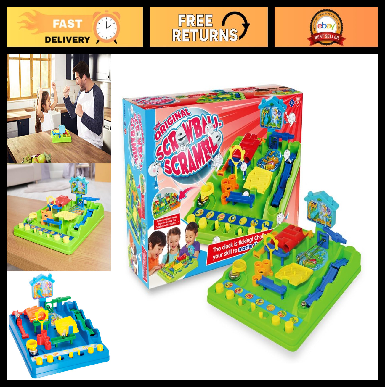 Fun Screwball Scramble Game – Engaging Brainteasers for Kids Ages 5-10