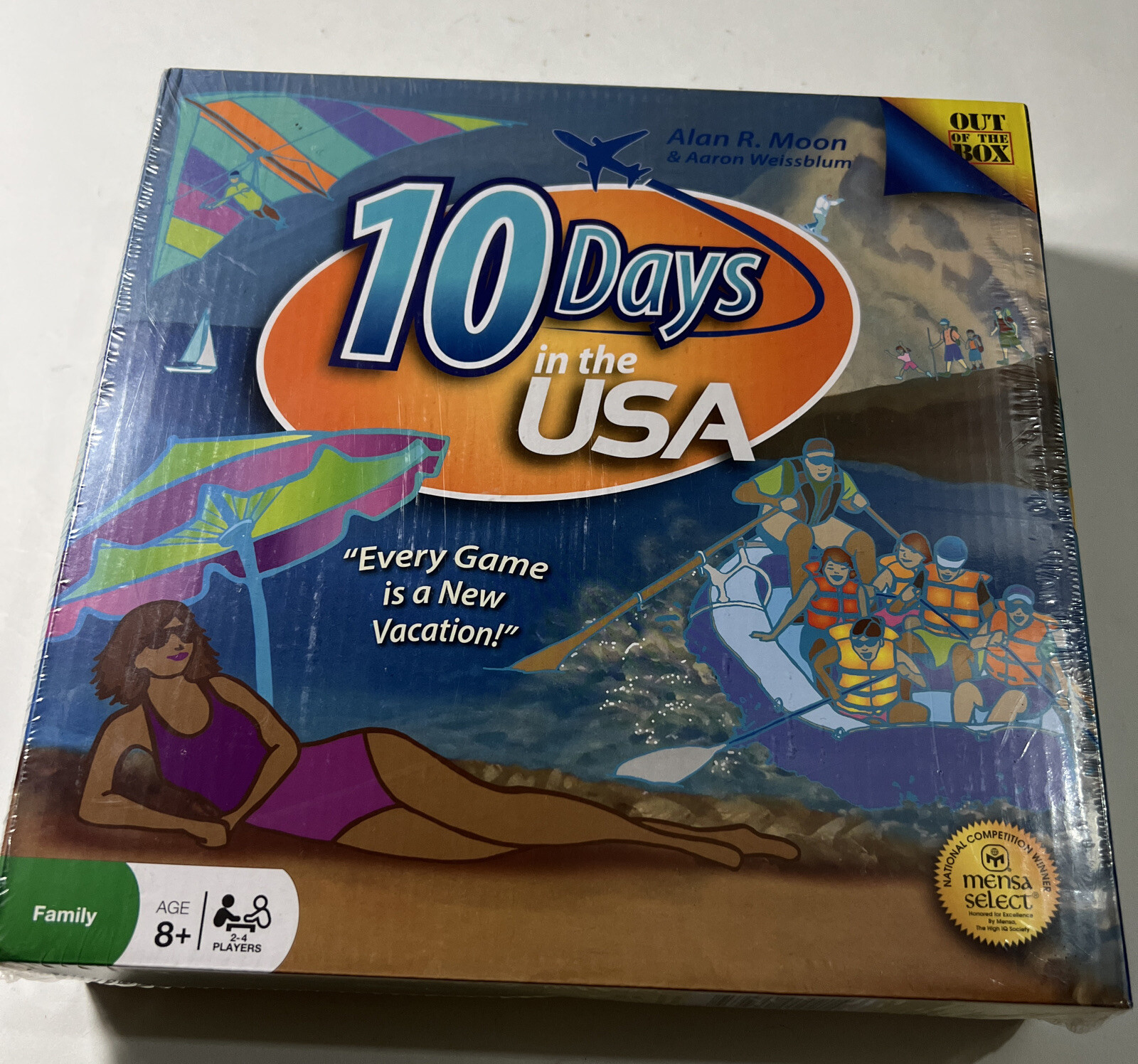 10 Days In the USA Strategy Board Game by Out Of The Box Games 2014 NEW Sealed